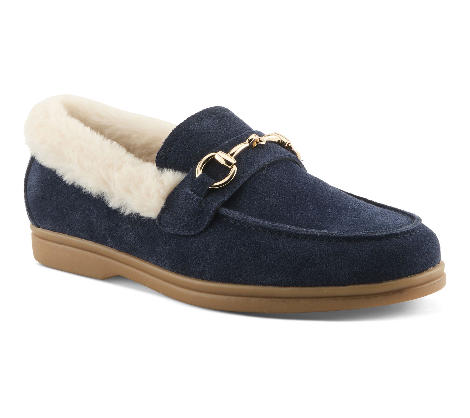Spring Step Suede Loafers - Laurin