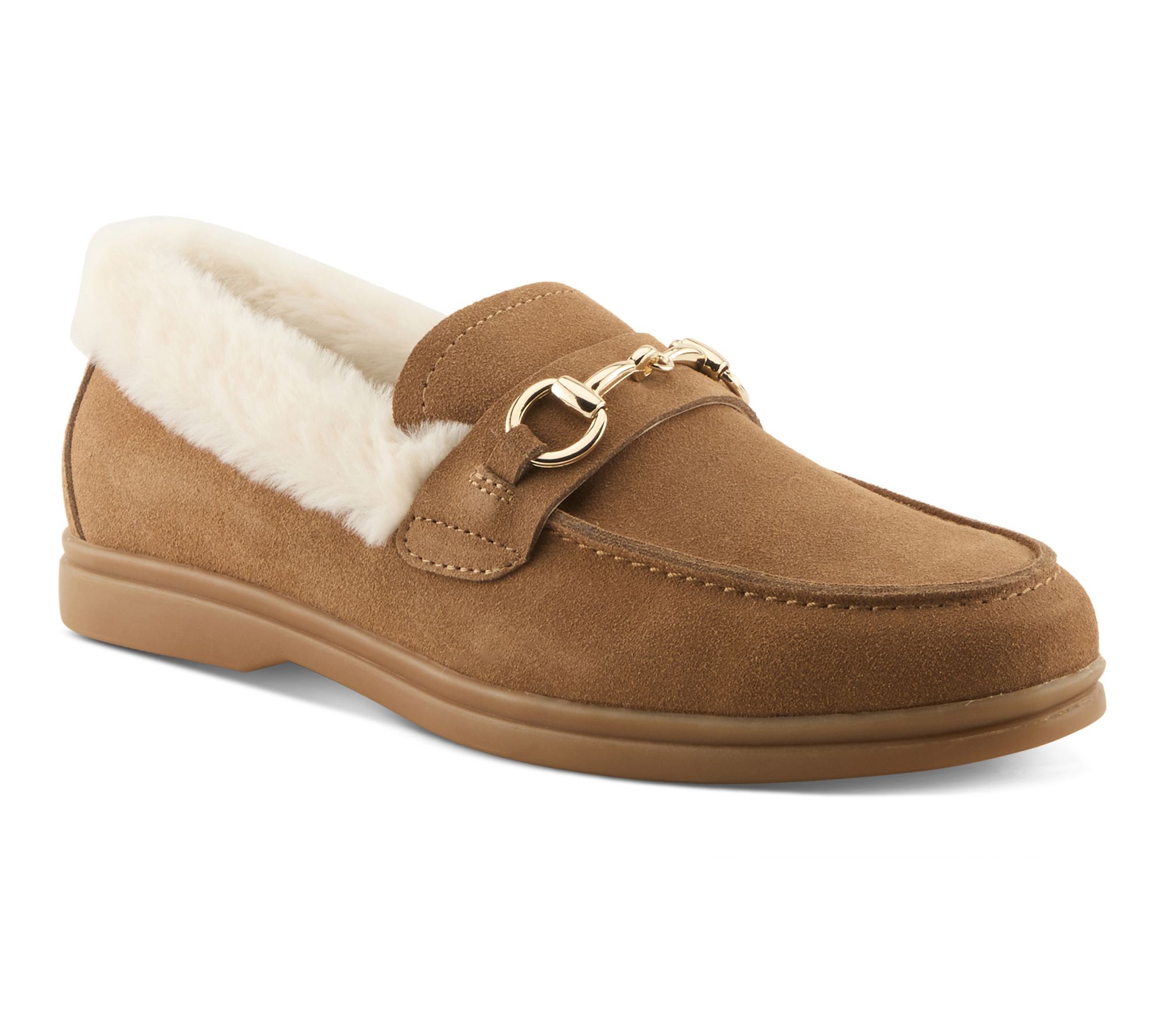 Spring Step Suede Loafers - Laurin