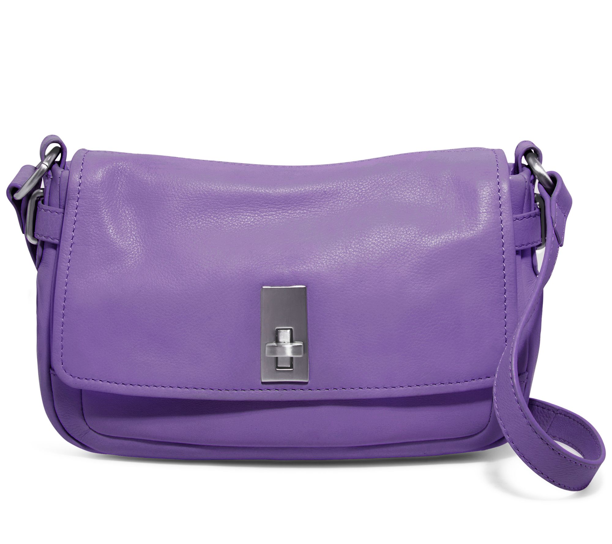 American Leather Co. Carter Leather Turnlock Crossbody