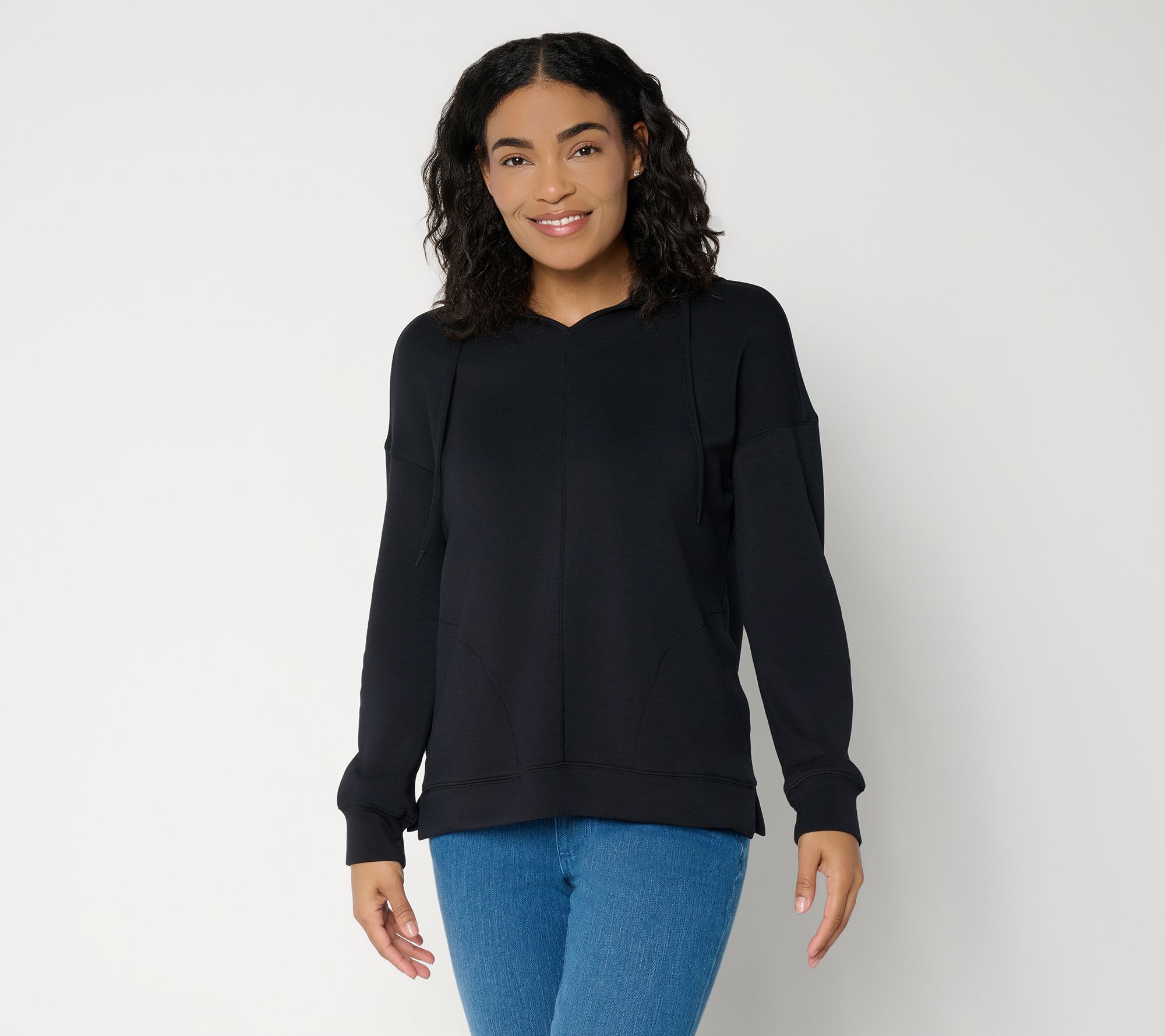 Belle by Kim Gravel ScubaLuxe Hoodie with Pockets