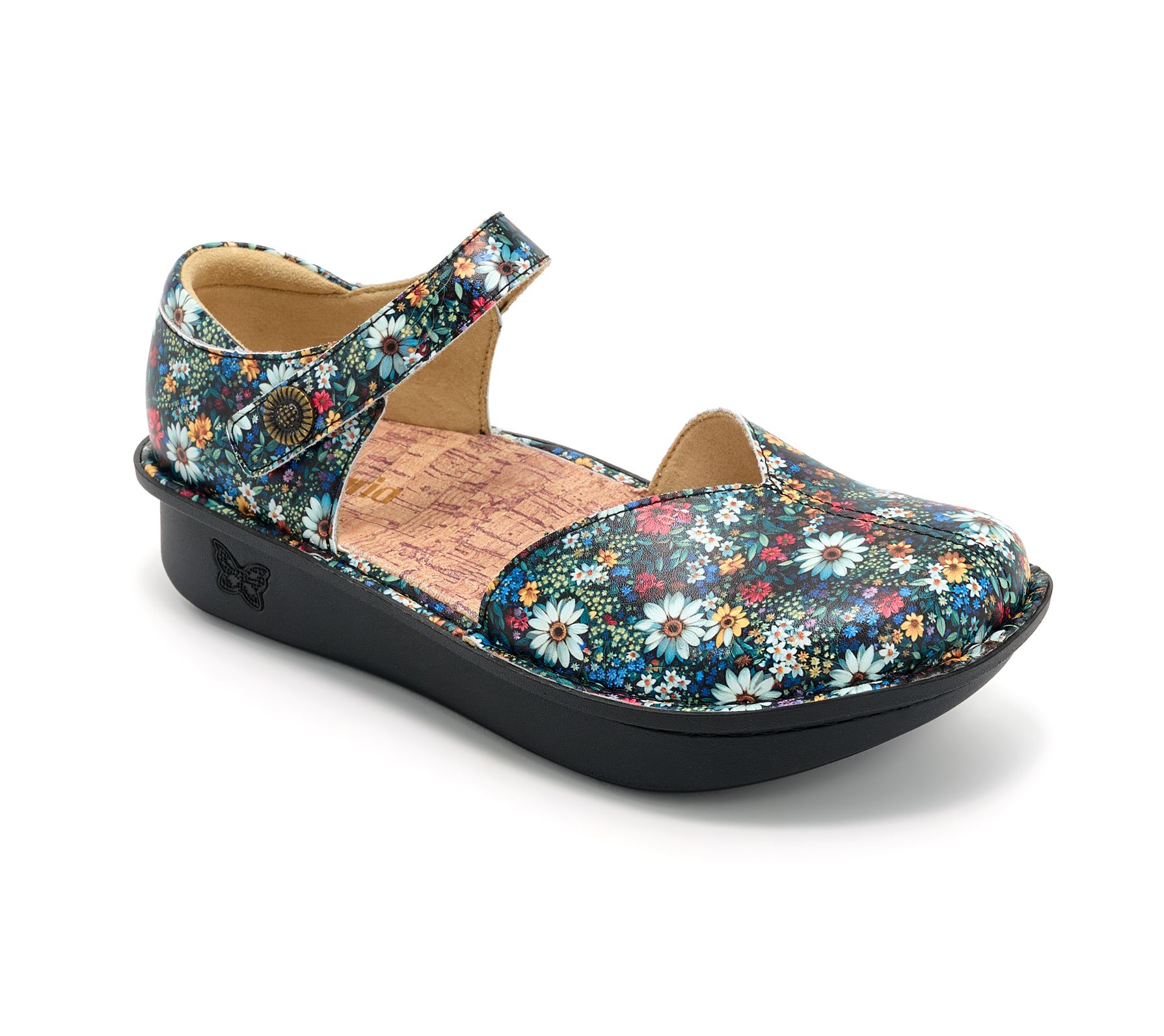 Alegria Leather Adjustable Mary Janes - Kloudia