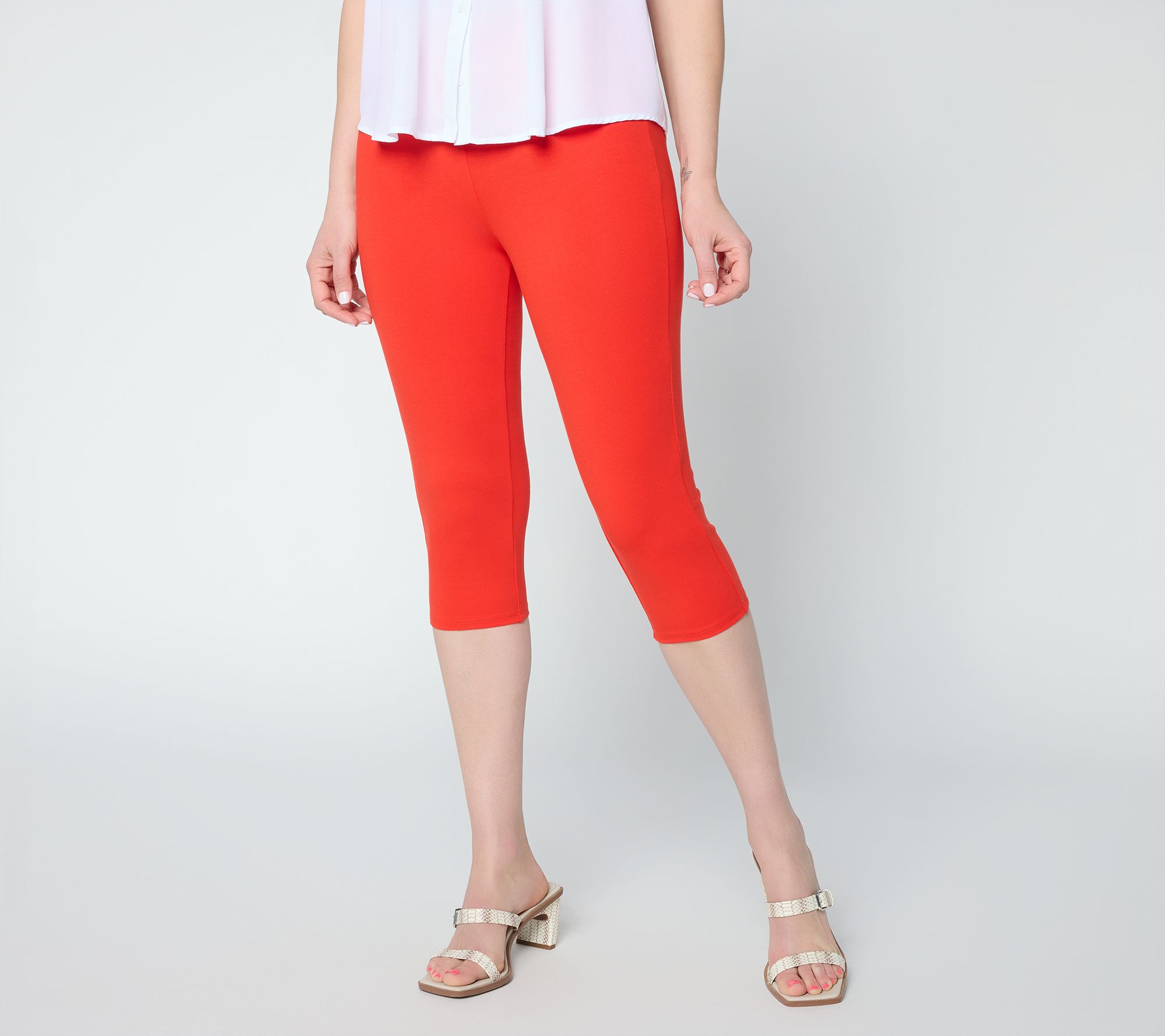 Women with Control Regular Cotton Jersey Empower Pedal Pusher