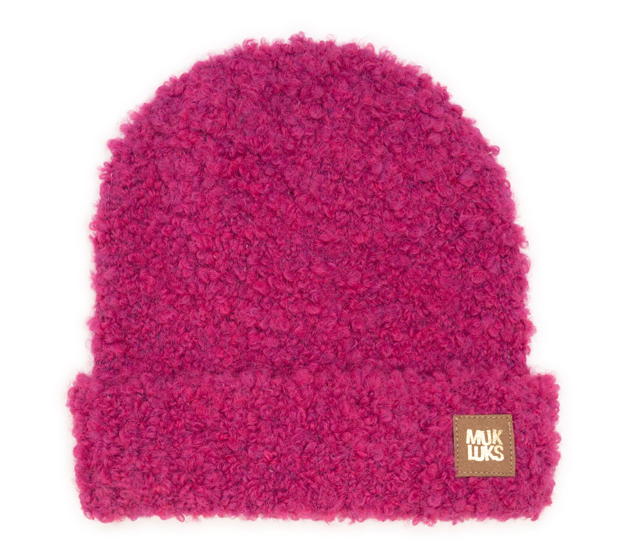 MUK LUKS Women's Boucle Cuffed Beanie