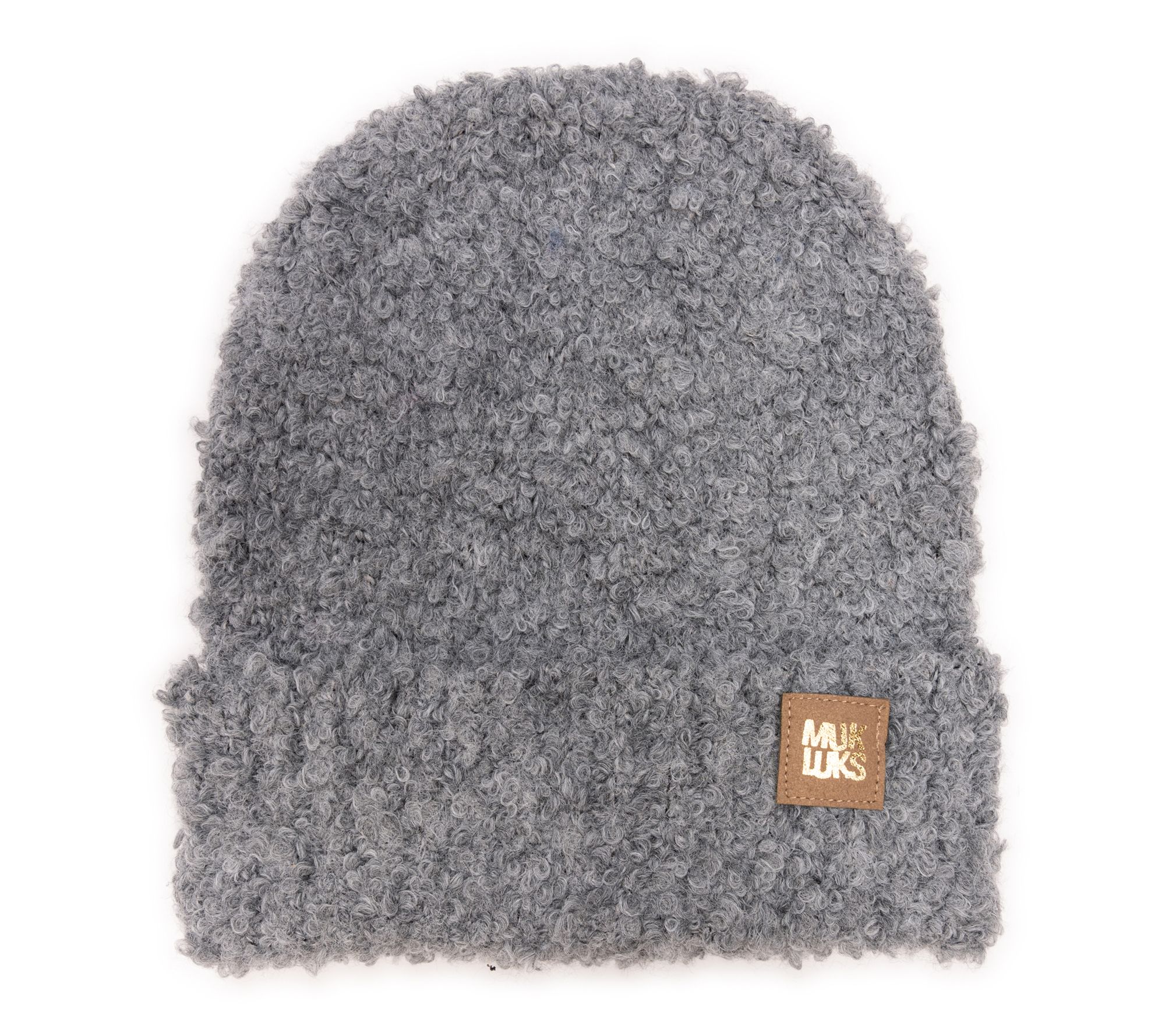 MUK LUKS Women's Boucle Cuffed Beanie
