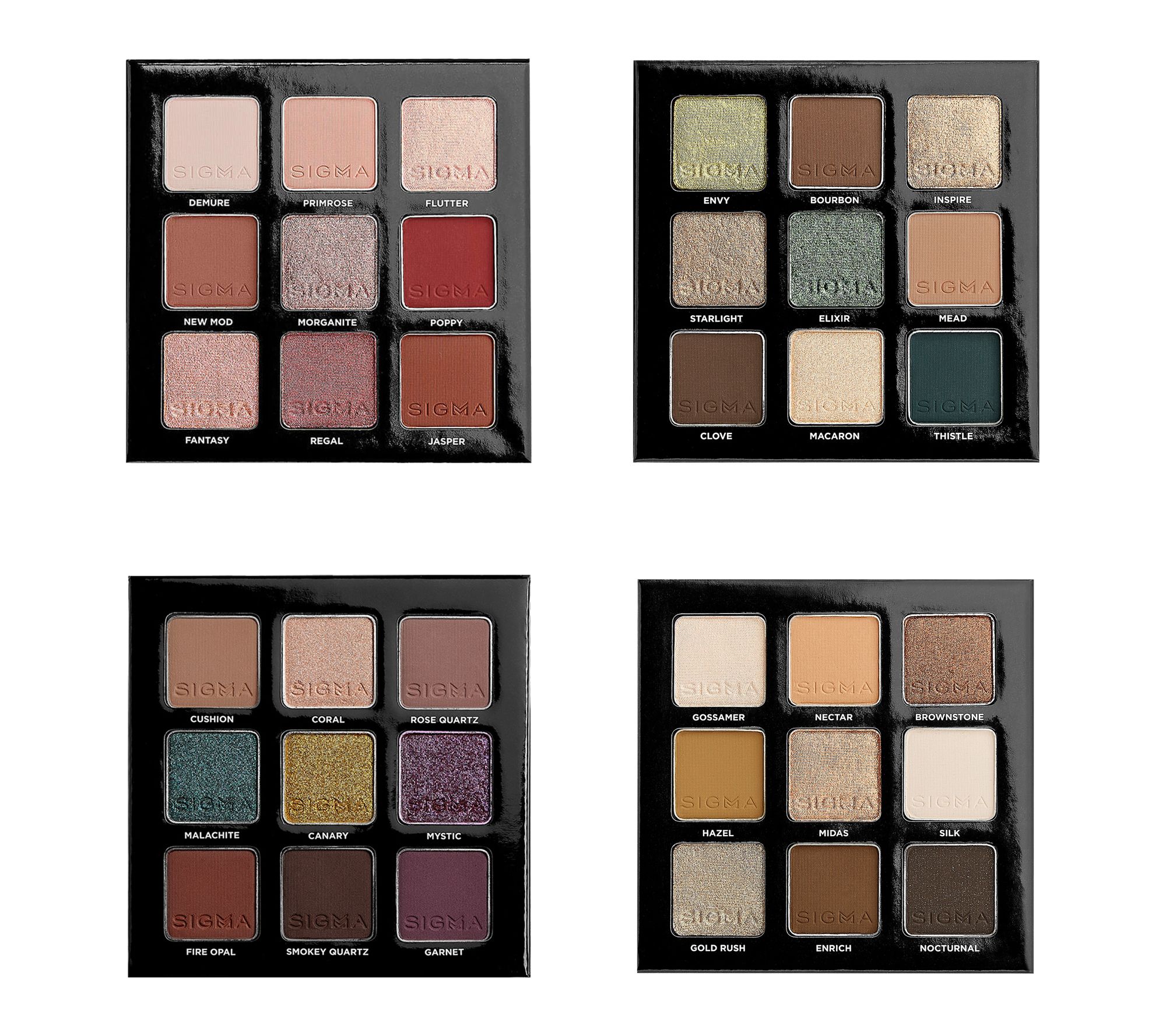 Sigma Beauty's 4-Piece On-the-Go Palette Set
