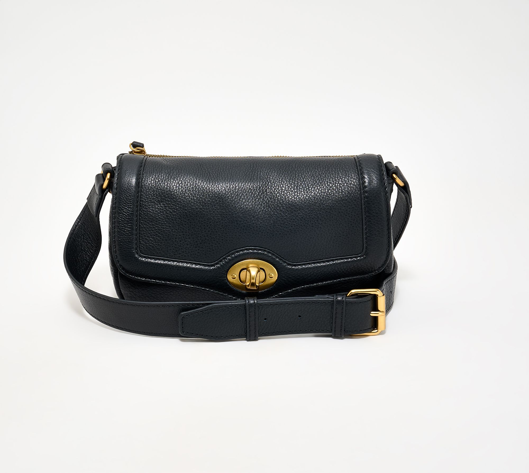 American Leather Co. Avery Double Entry Turnlock Crossbody
