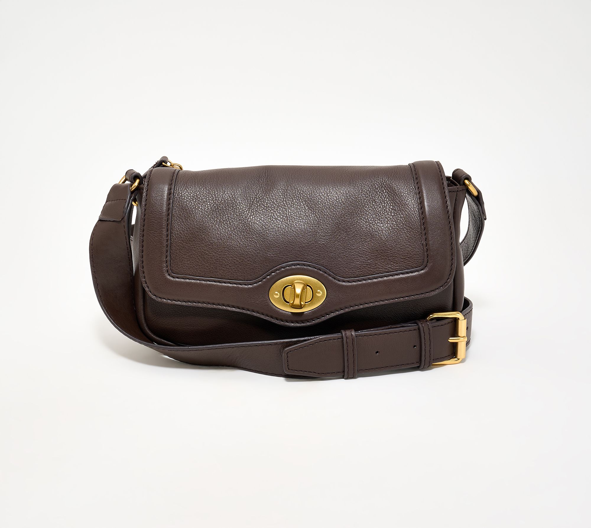 American Leather Co. Avery Double Entry Turnlock Crossbody