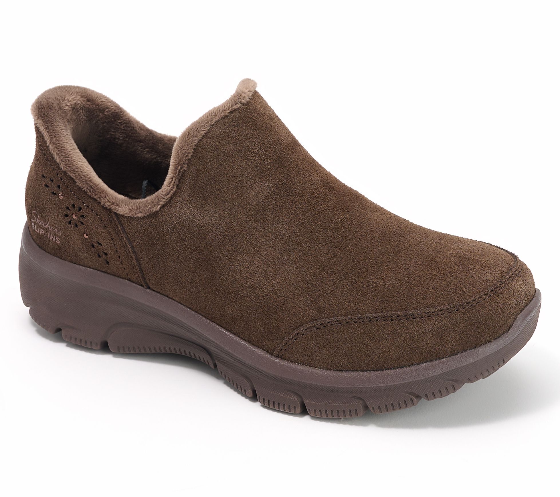  Skechers Slip-ins Easy Going Water-Repellent Suede Shoes