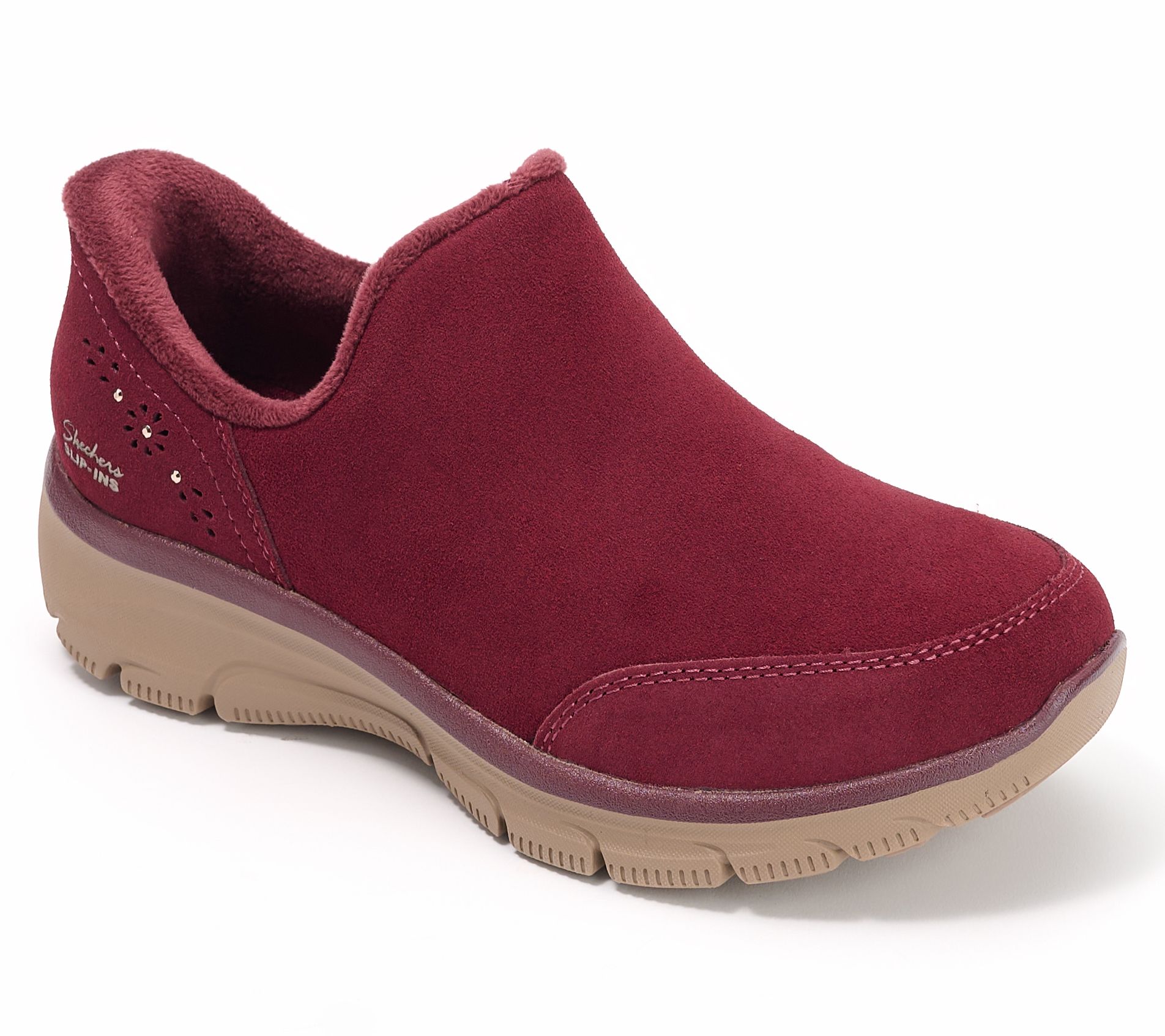Skechers Slip-ins Easy Going Water-Repellent Suede Shoes
