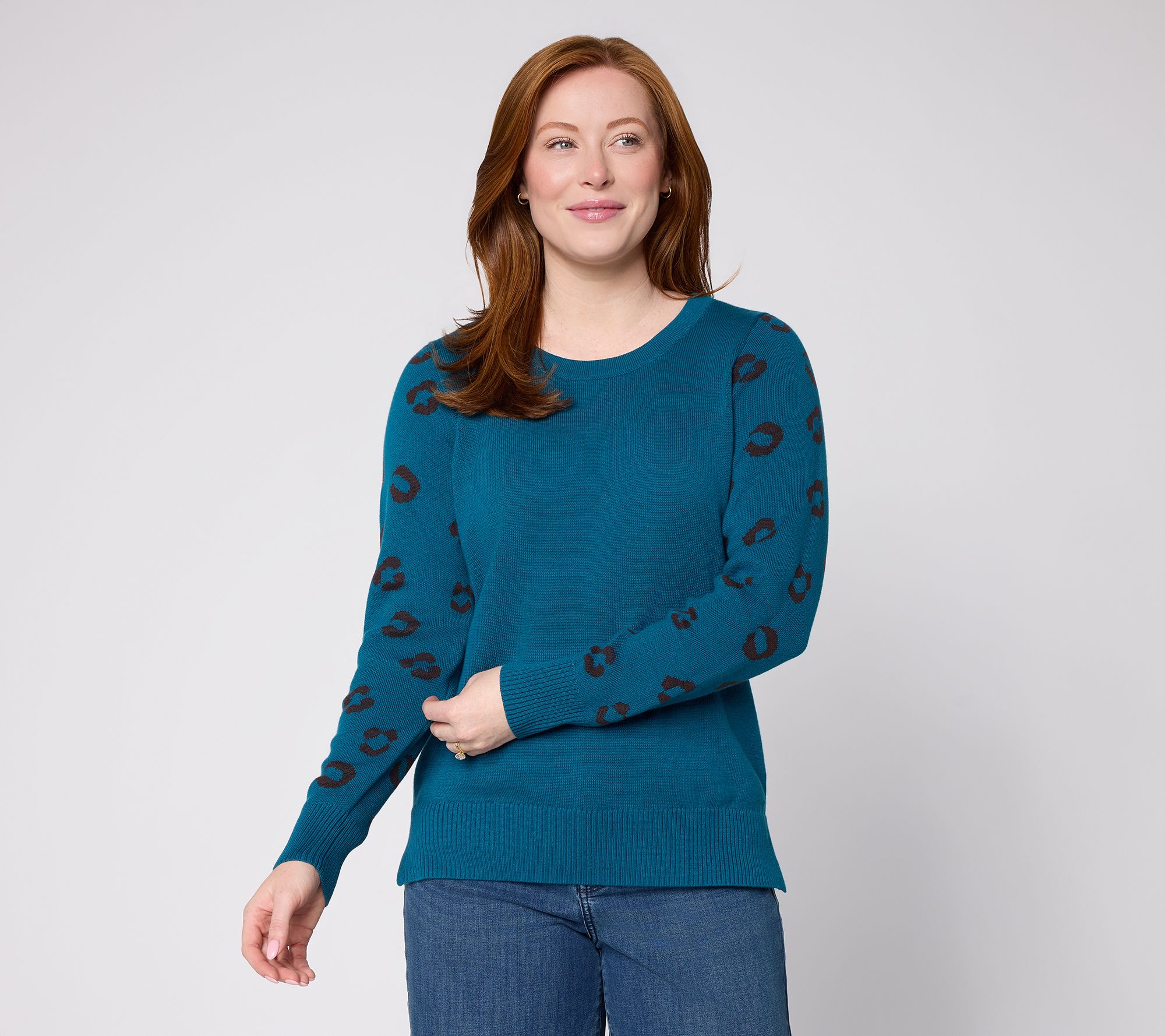 Belle by Kim Gravel Leopard Kiss Sweater
