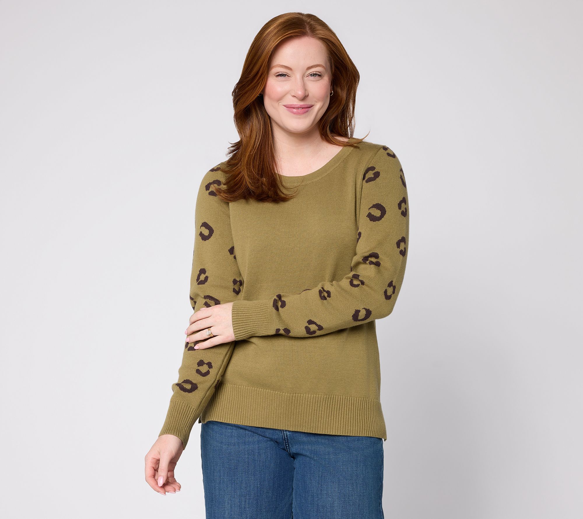 Belle by Kim Gravel Leopard Kiss Sweater