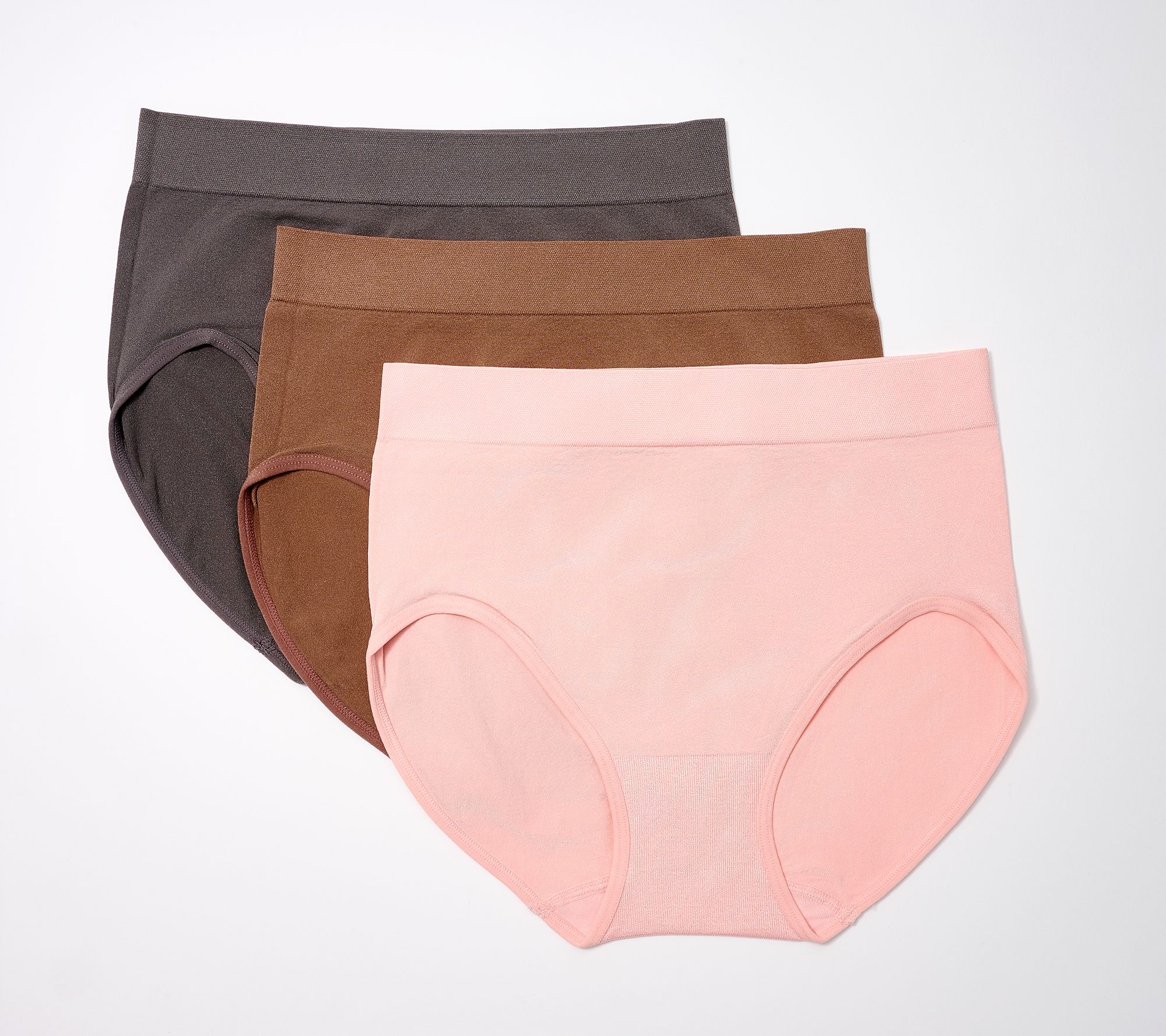 Breezies Seamless Comfort Full Brief Panty Set of 3