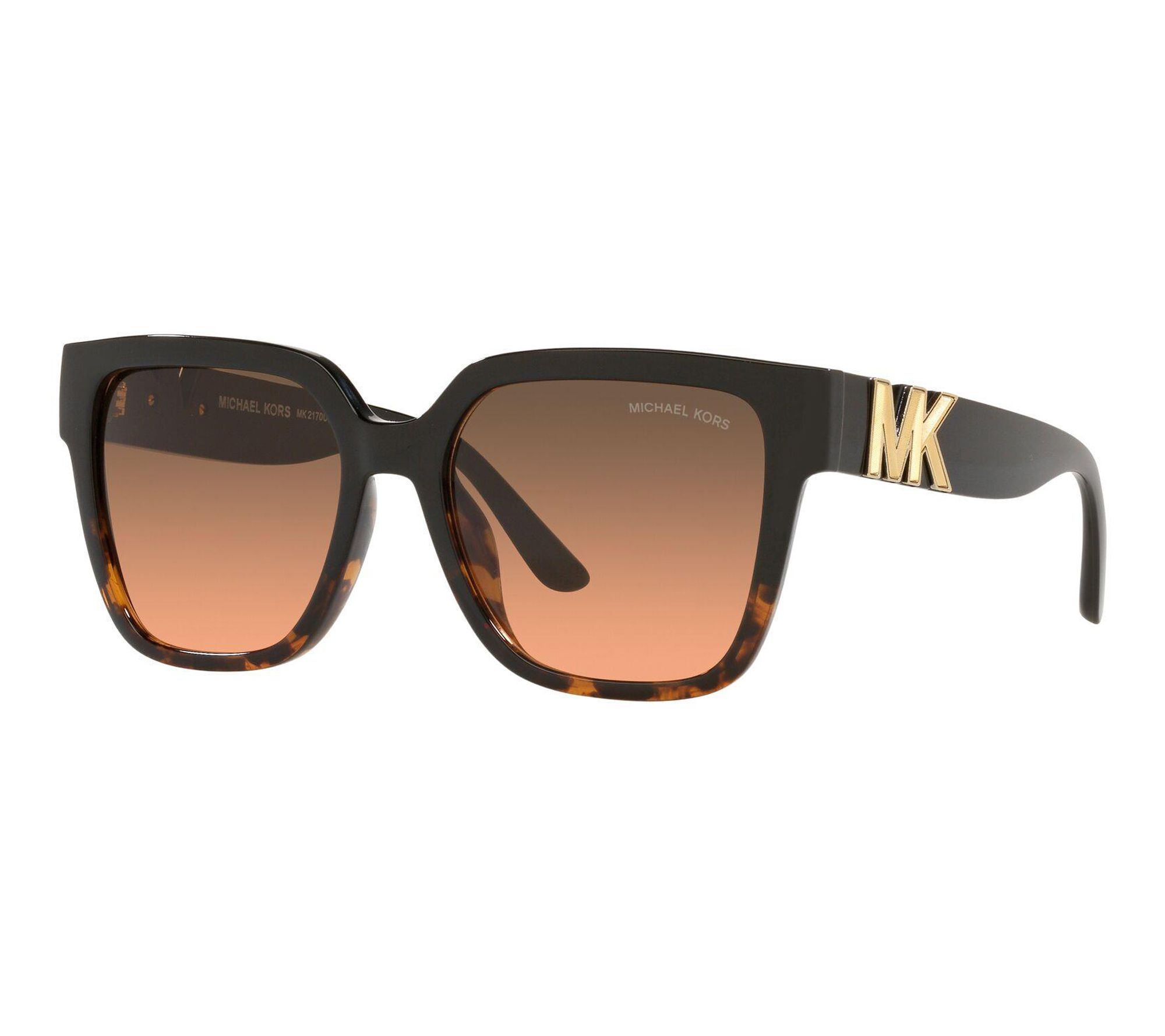 Michael Kors Karlie Sunglasses - Black/Dark Tor oise/Grey