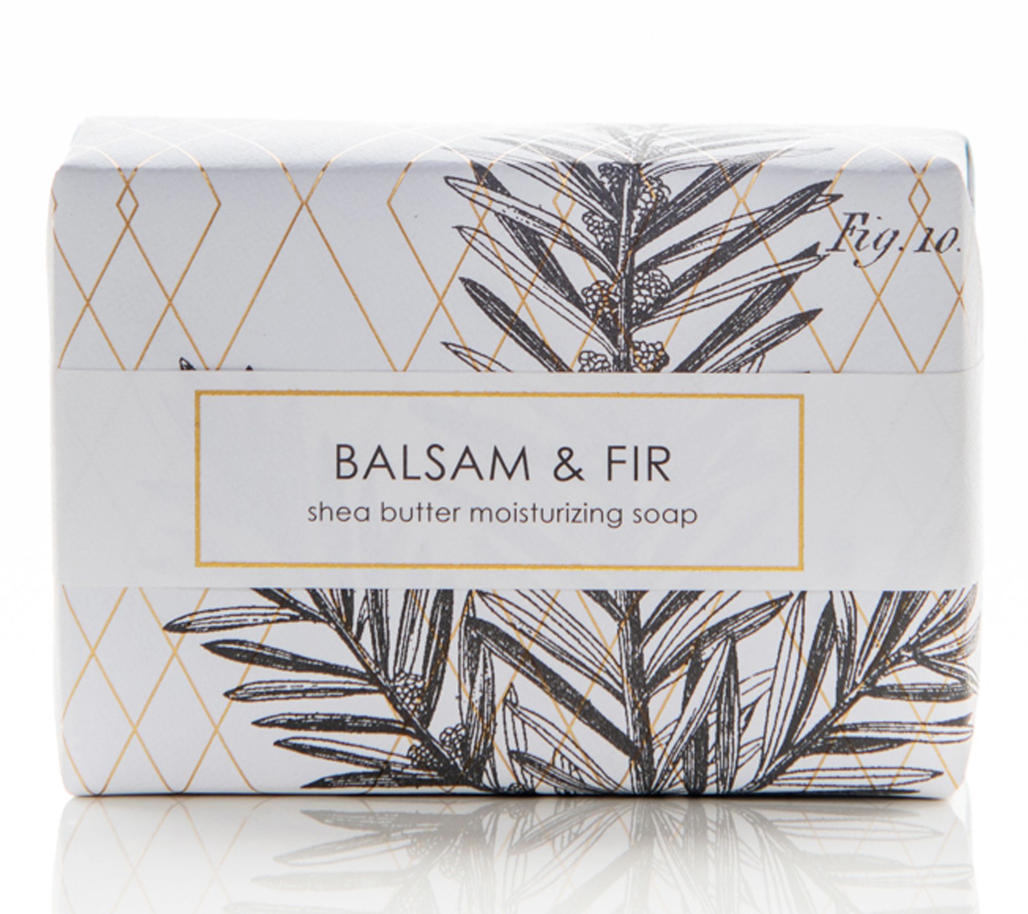 Formulary 55 Balsam & Fir Holiday Gold Leaf Shea Butter Soap
