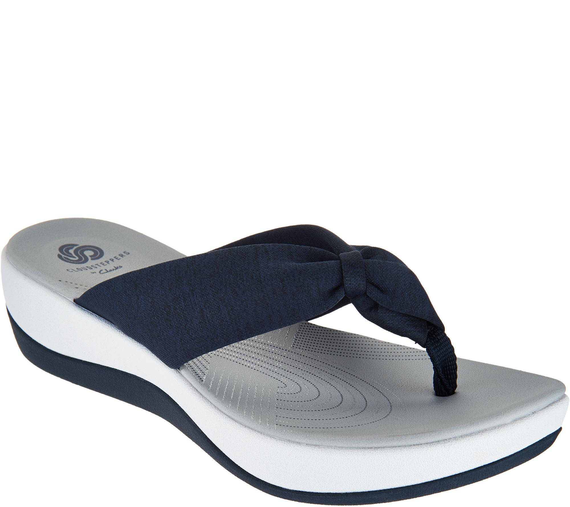 CLOUDSTEPPERS by Clarks Thong Sandals - Arla Glison - QVC.com