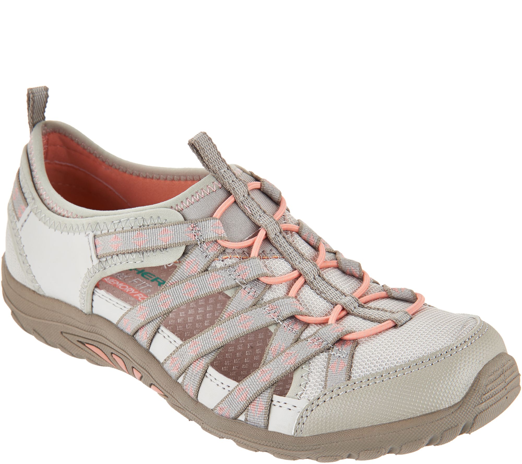 skechers bungee slip ons