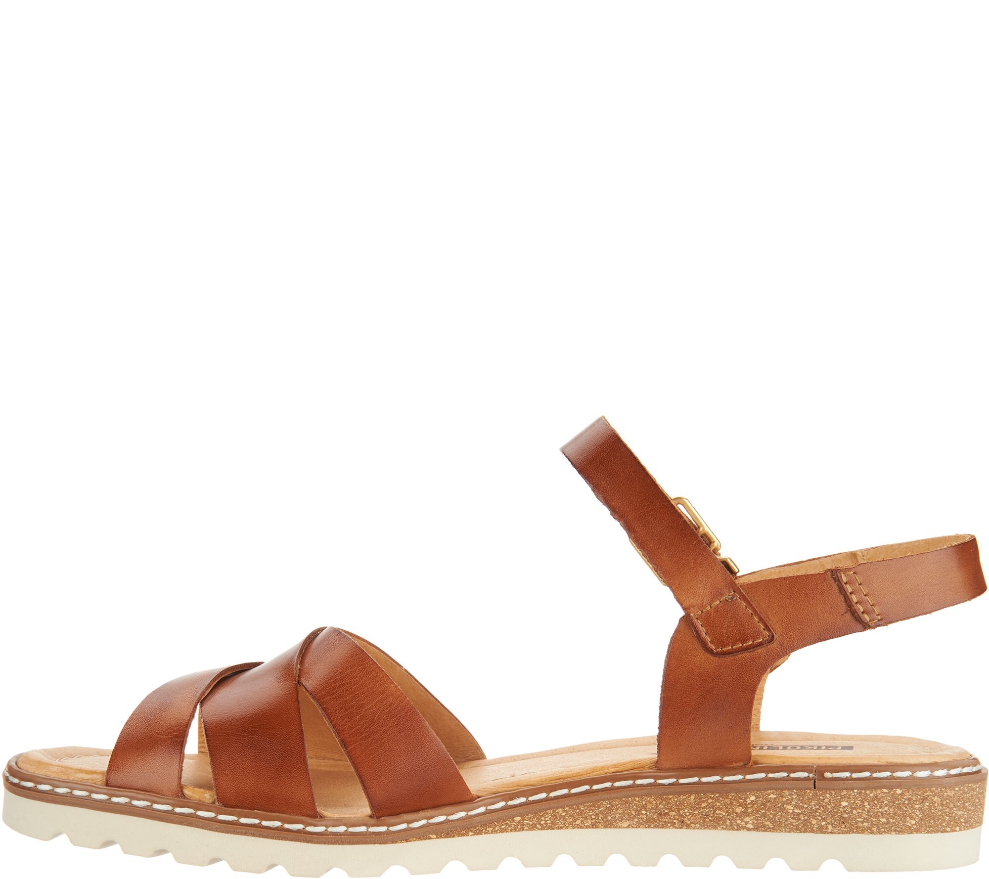 Pikolinos Leather Ankle Strap Sandals - Alcudia - QVC.com