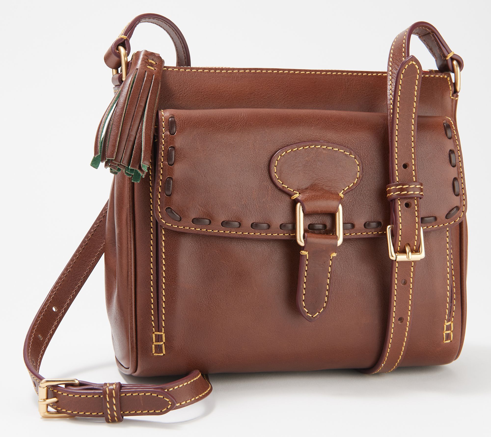 Leather Pockets Crossbody, Handbags