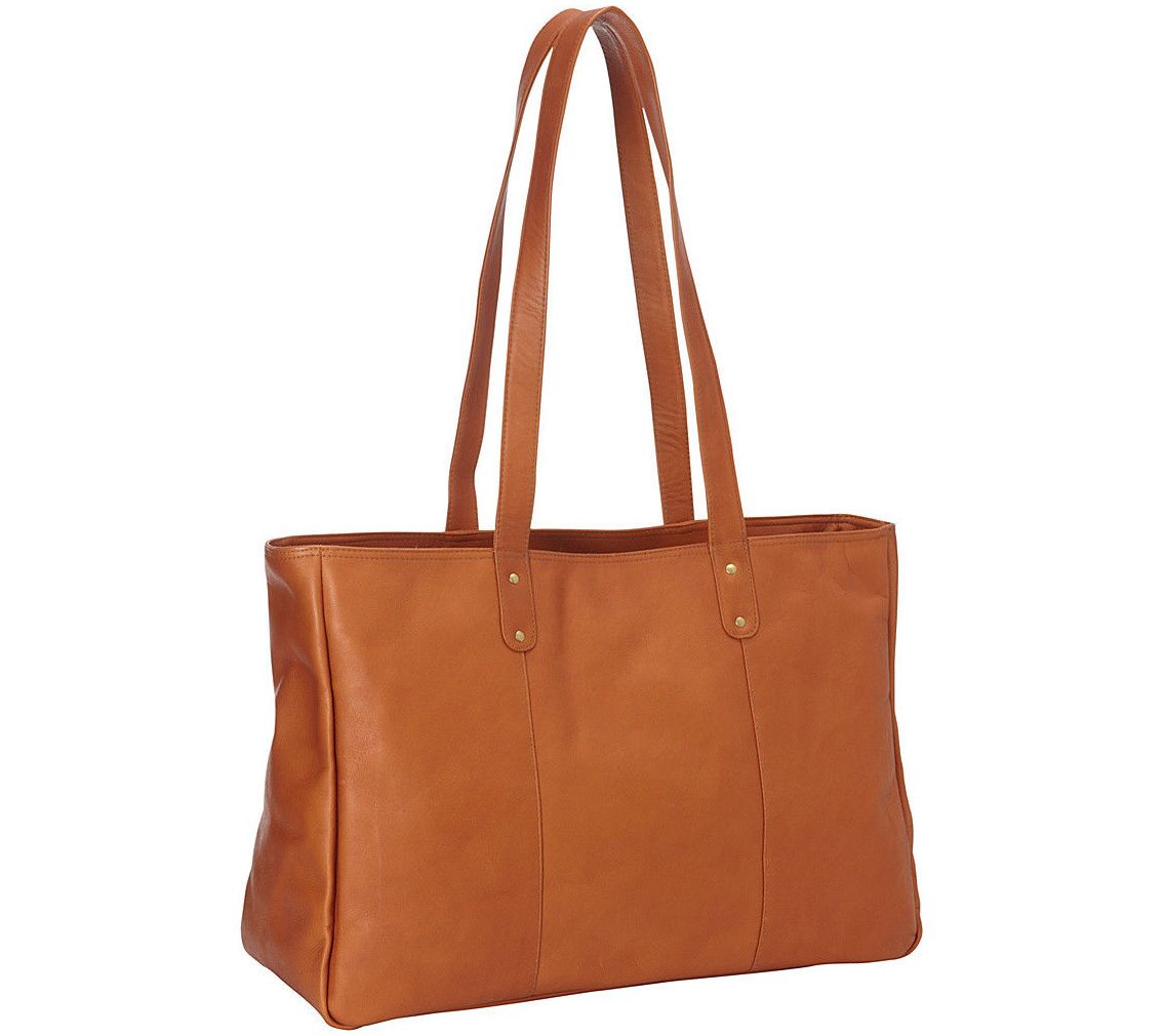 Le Donne Leather Traveler Tote Bag - QVC.com