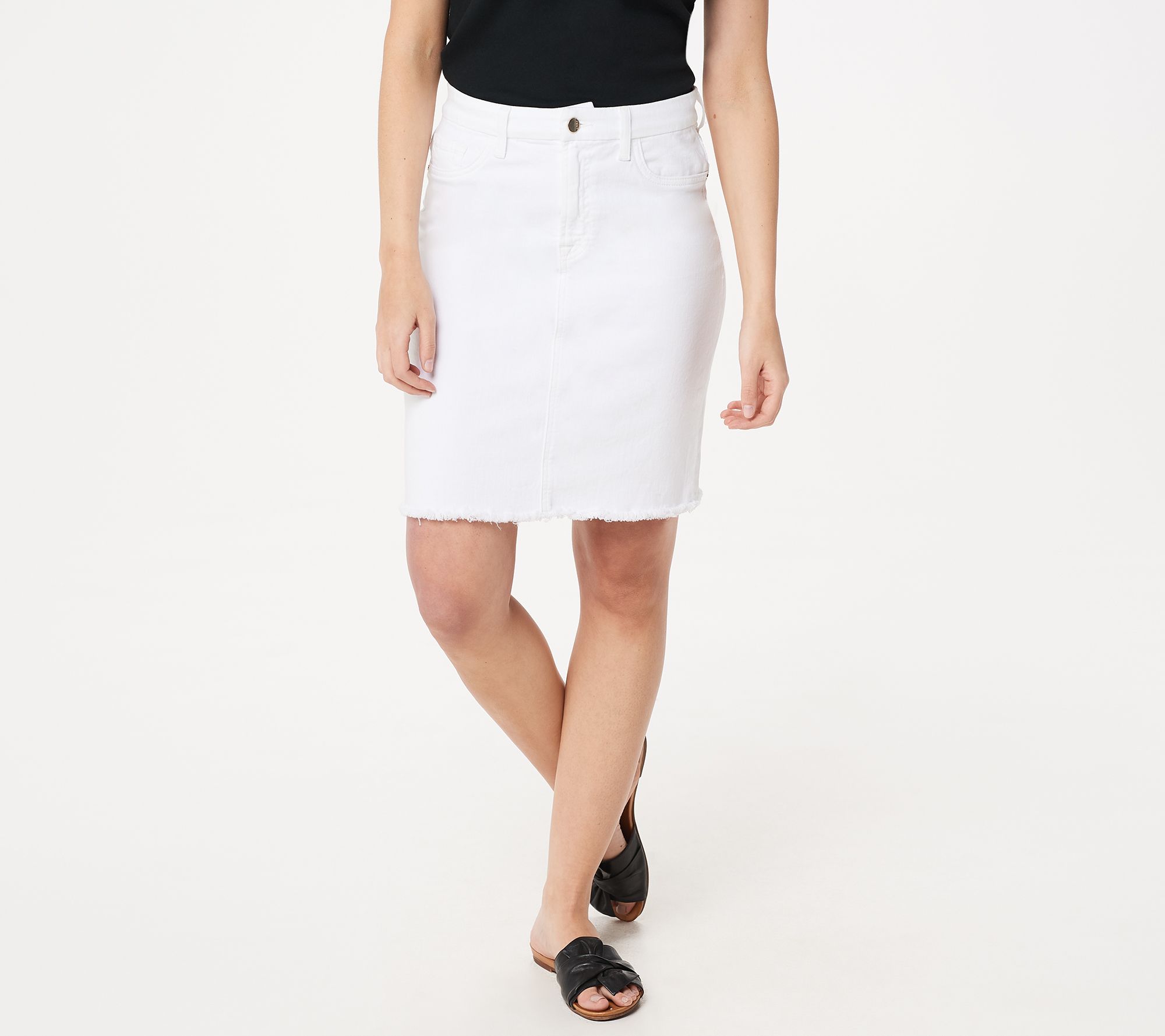 Jen7 by 7 For All Mankind Pencil Skirt - QVC.com