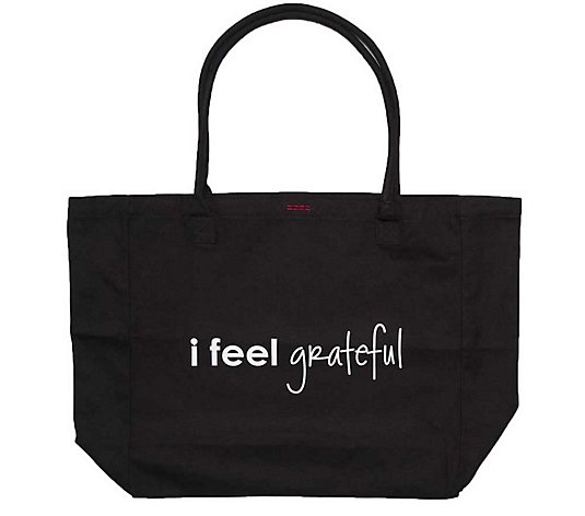 Peace Love World Luly Canvas Tote