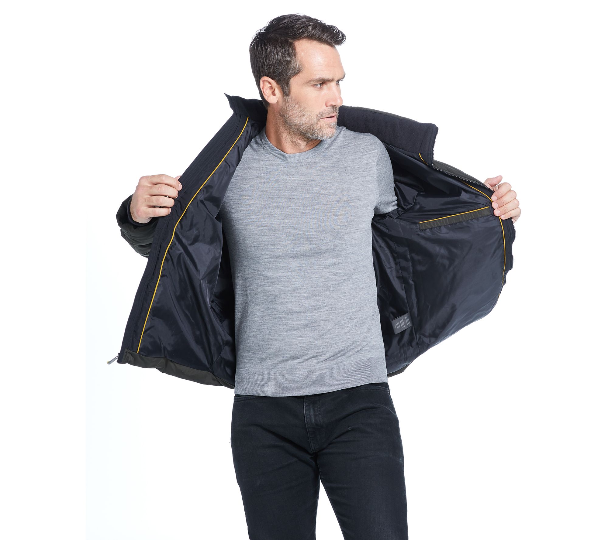 Weatherproof Men's Ultra Luxe Puffer Coat - QVC.com
