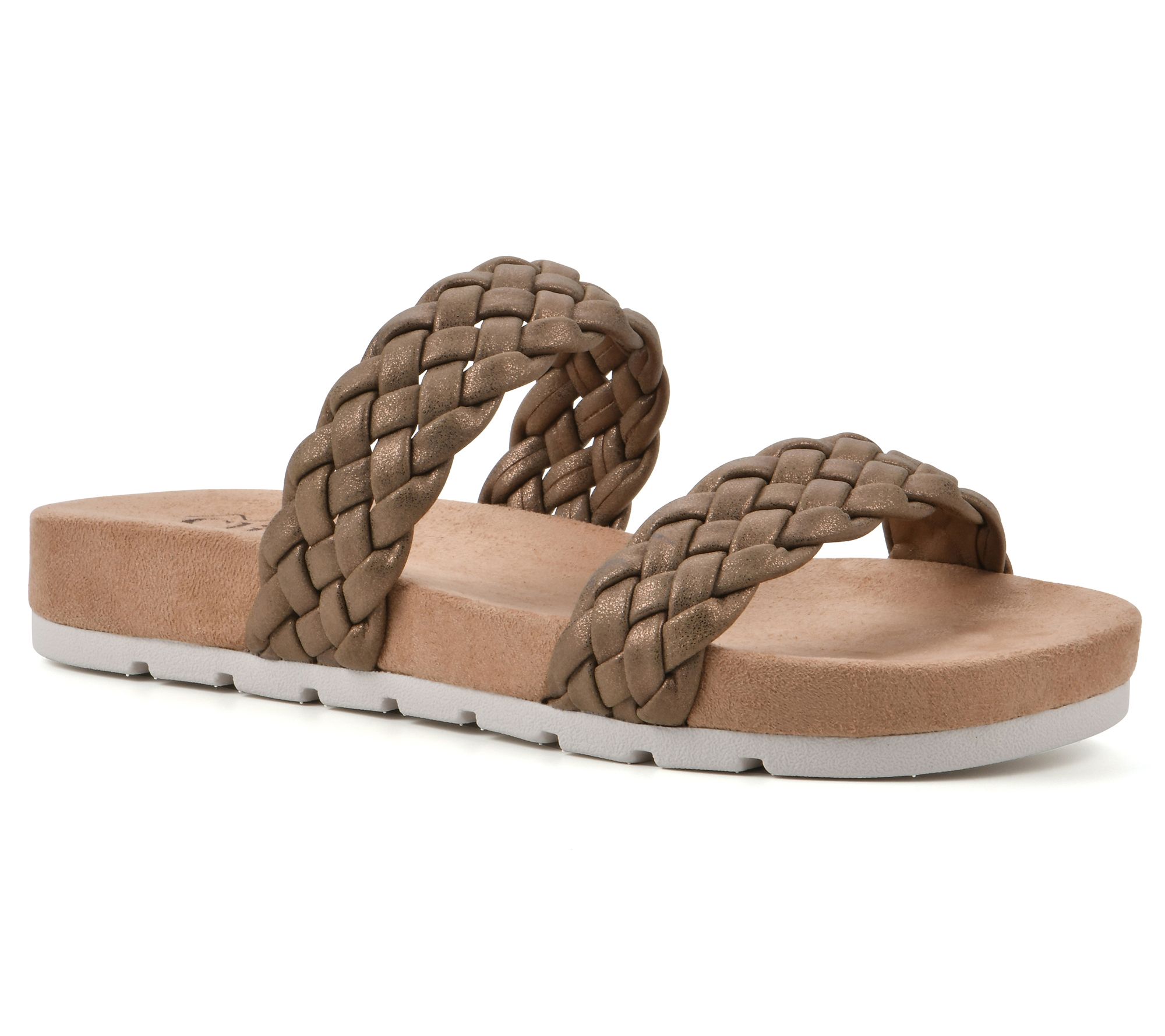 Cliffs by White Mountain Slide Sandals - Truly - QVC.com