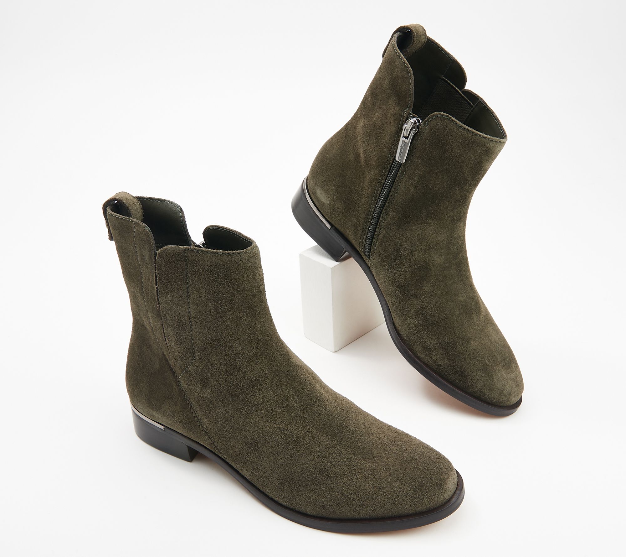 Vince Camuto Leather or Suede Ankle Boots - Okalinra 