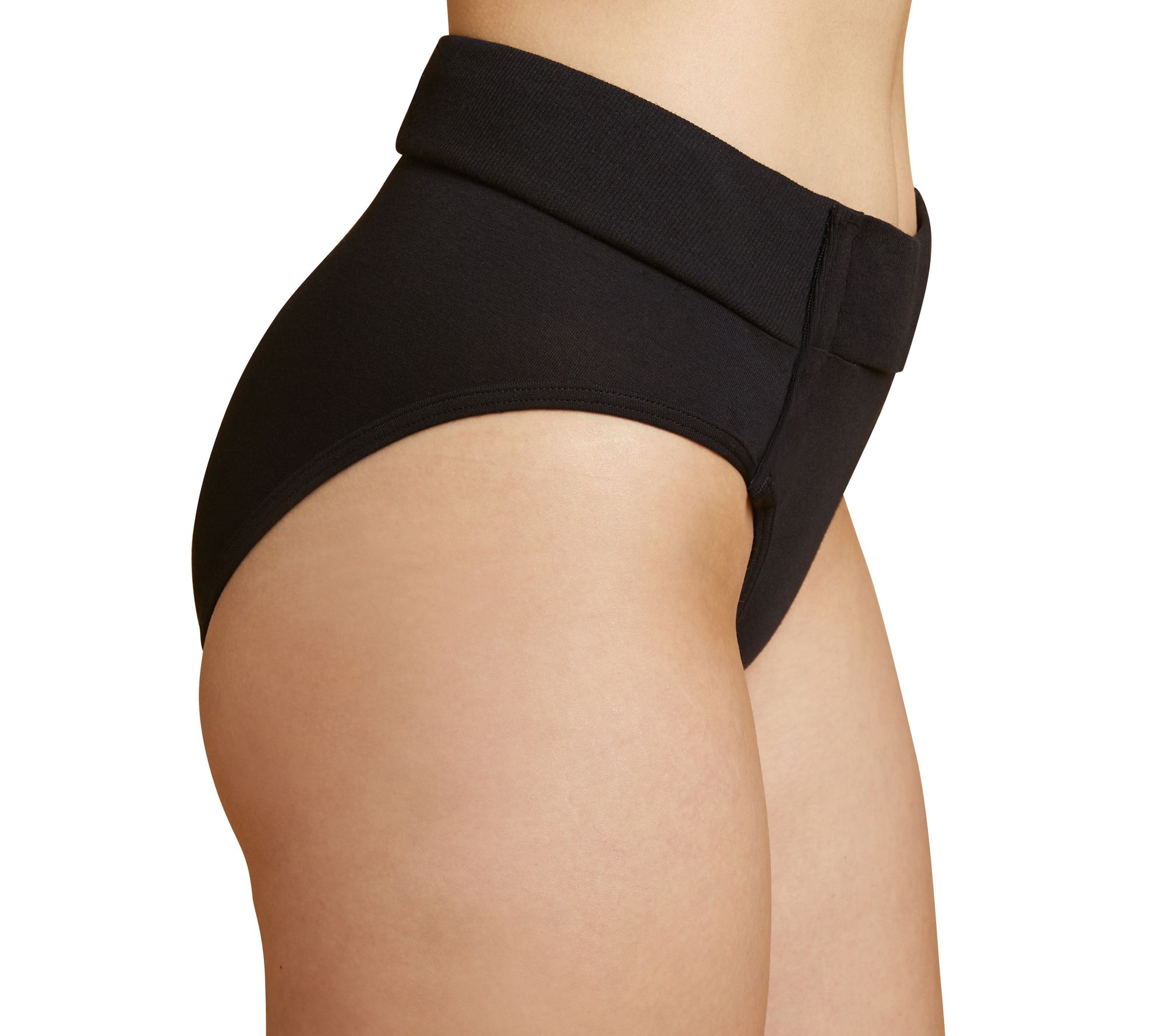 Slick Chicks Adaptive Highwaist Velcro Panty Black 1661