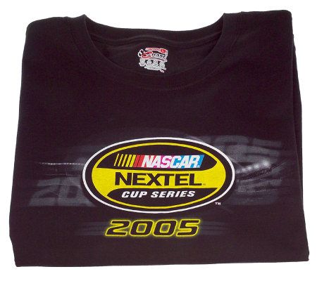 2005 NASCAR Driver Nextel Cup Schedule T-Shirt - QVC.com