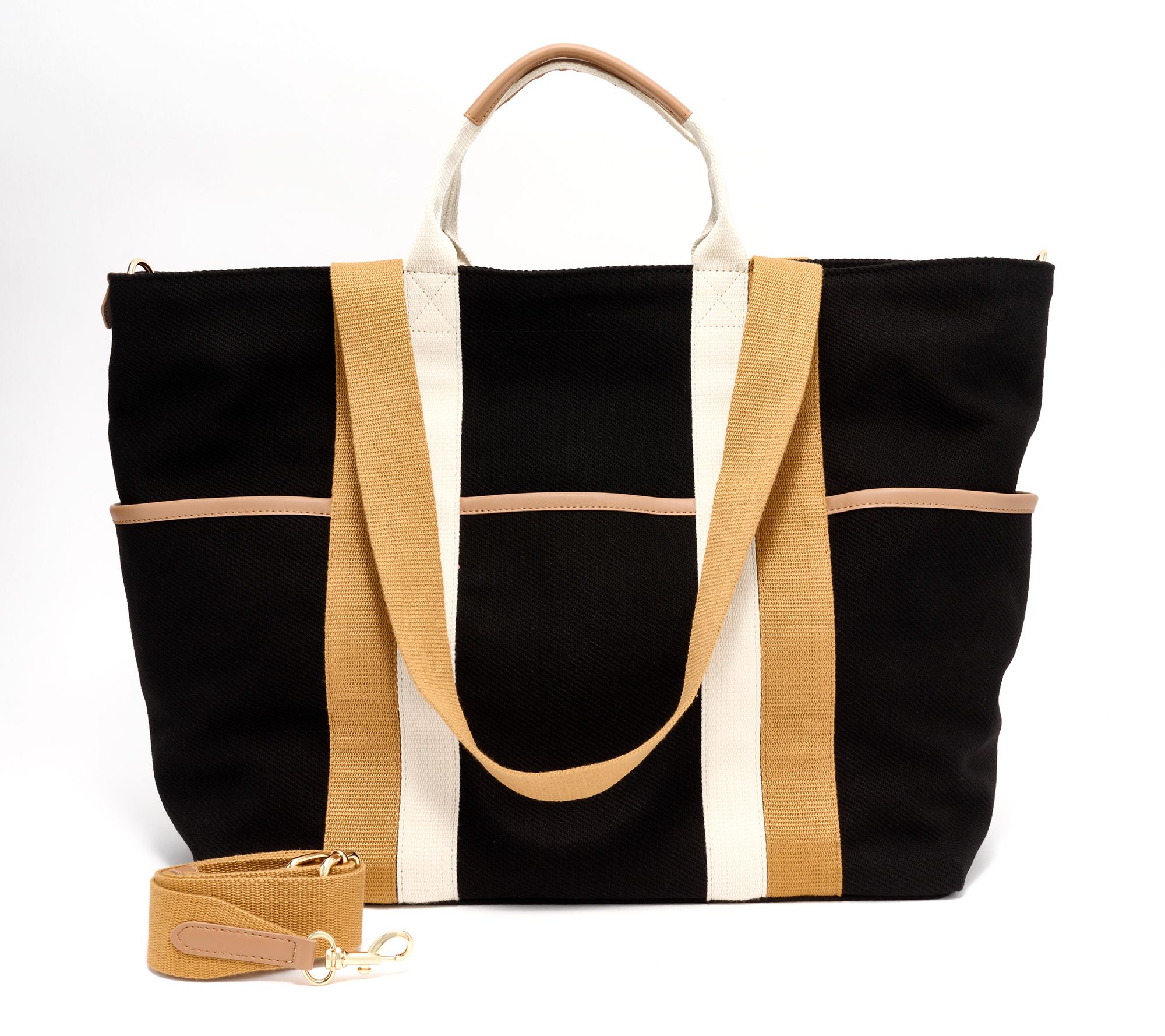 Market By Monica Canvas Hero XL Tote with Crossbody Strap