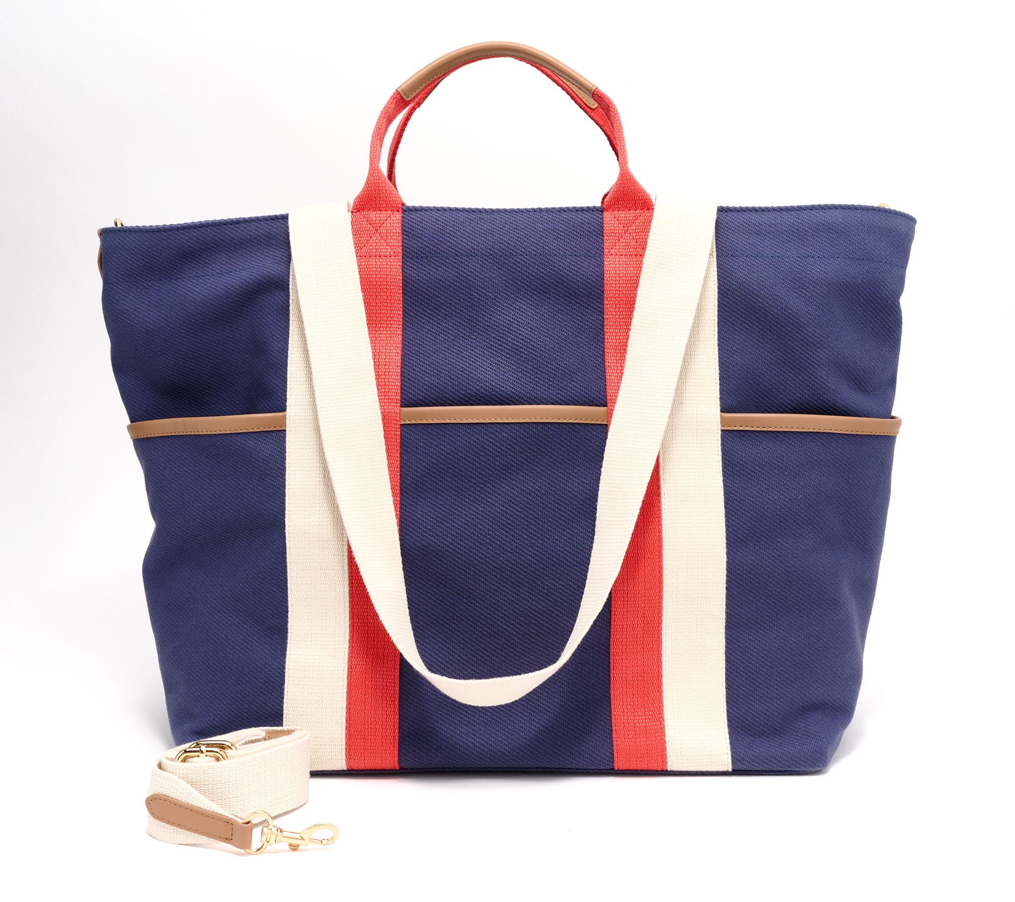 Market By Monica Canvas Hero XL Tote with Crossbody Strap