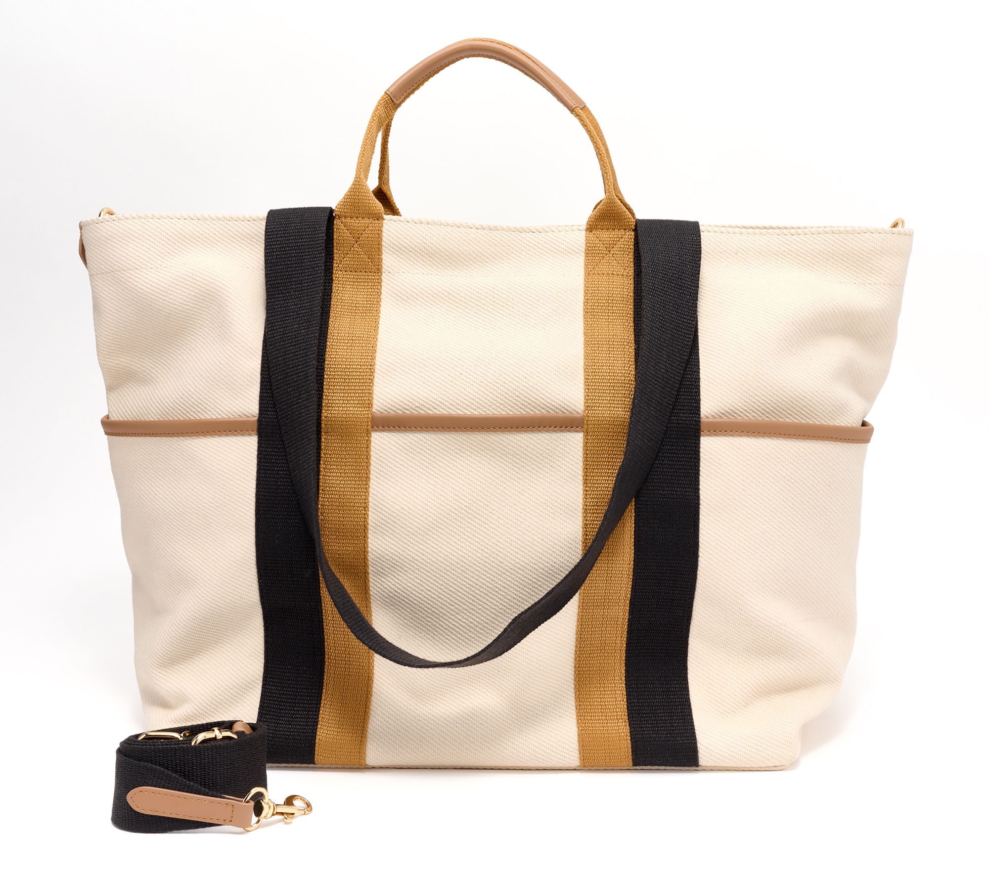 Market By Monica Canvas Hero XL Tote with Crossbody Strap