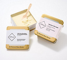  Eu'Genia Shea 12oz 100% Shea Butter with 12oz Silk Cream - A651220