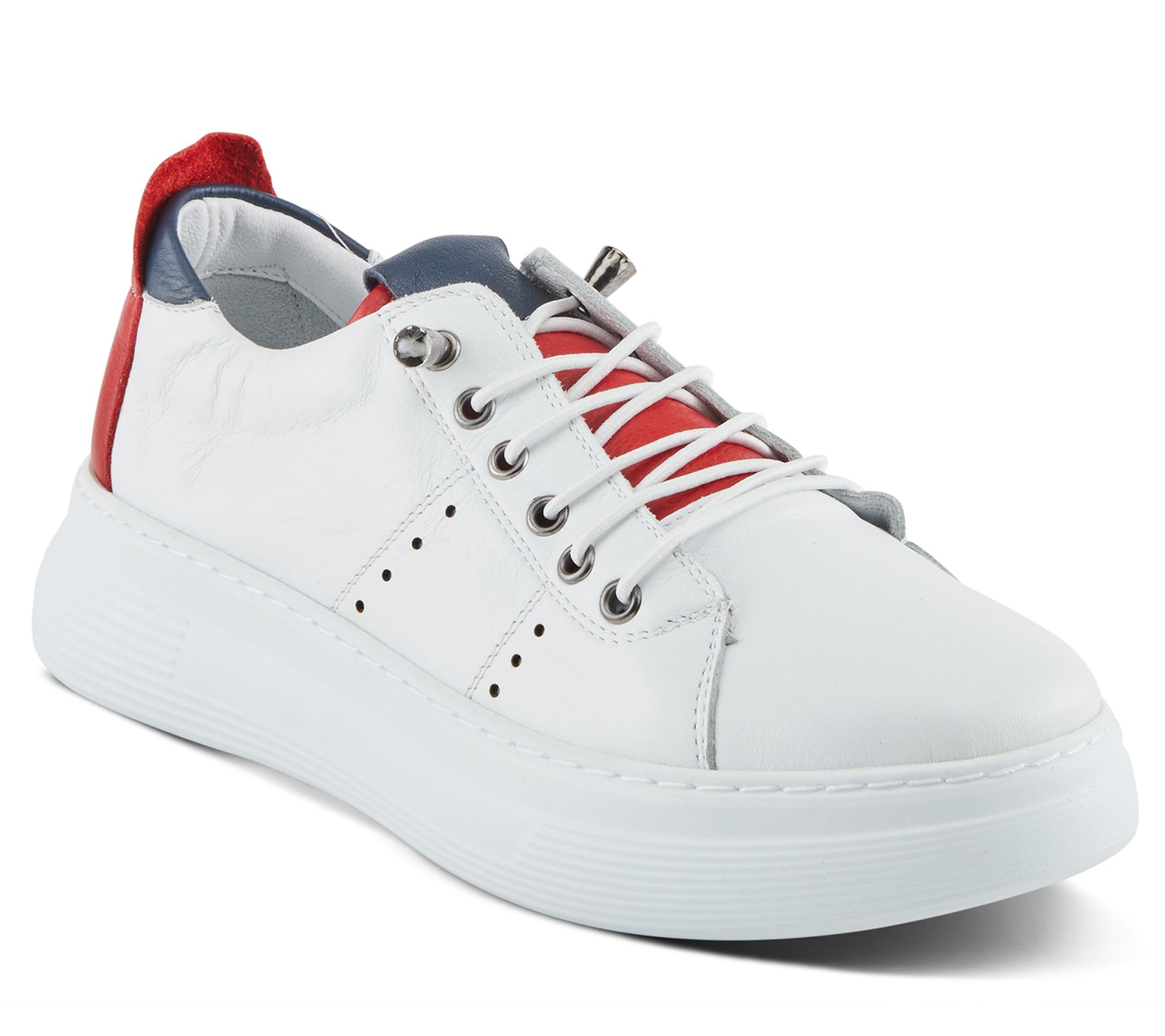 Spring Step Leather Slip On Sneakers - France