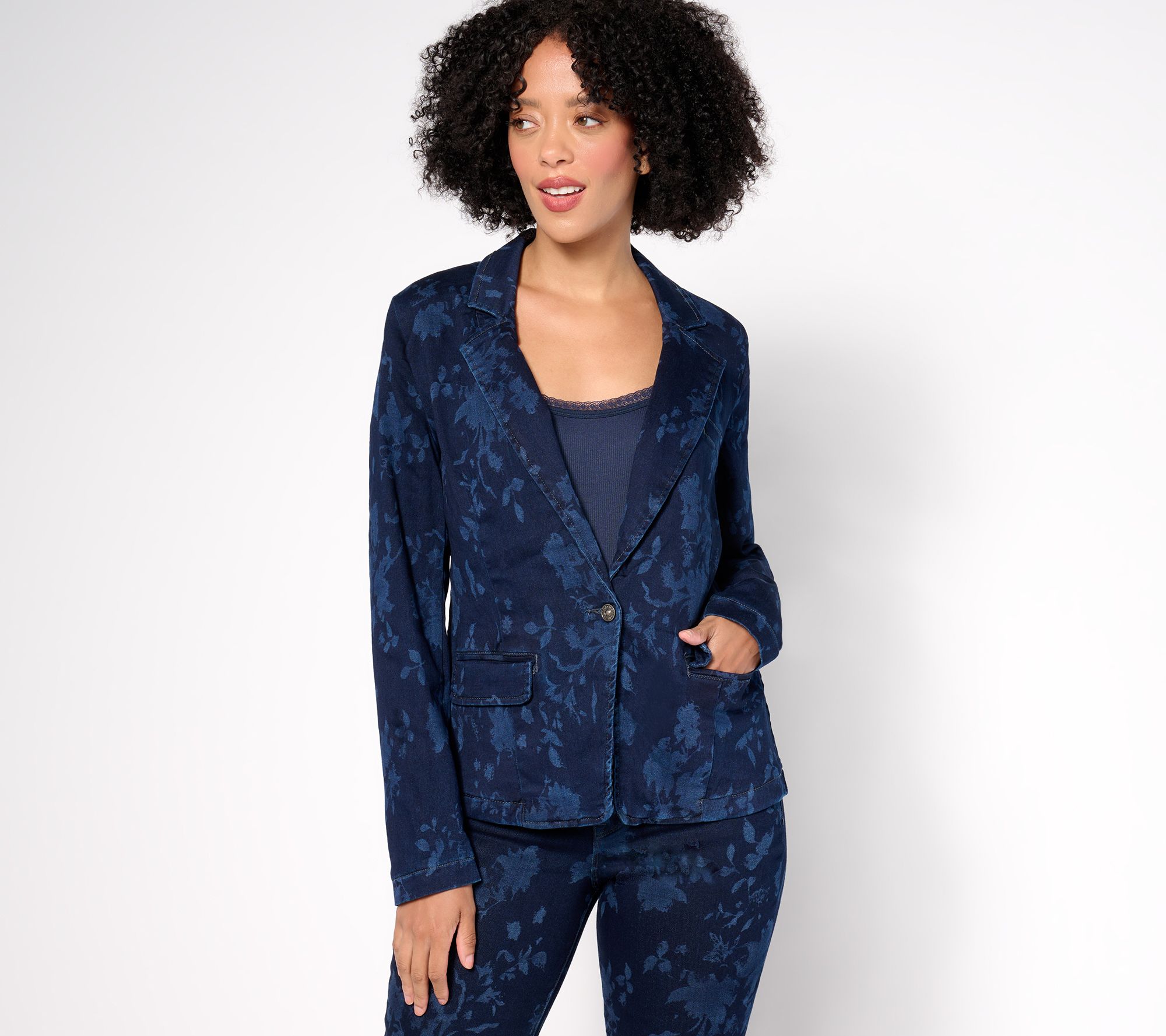 nicole by Nicole Miller Dream Denim Blazer