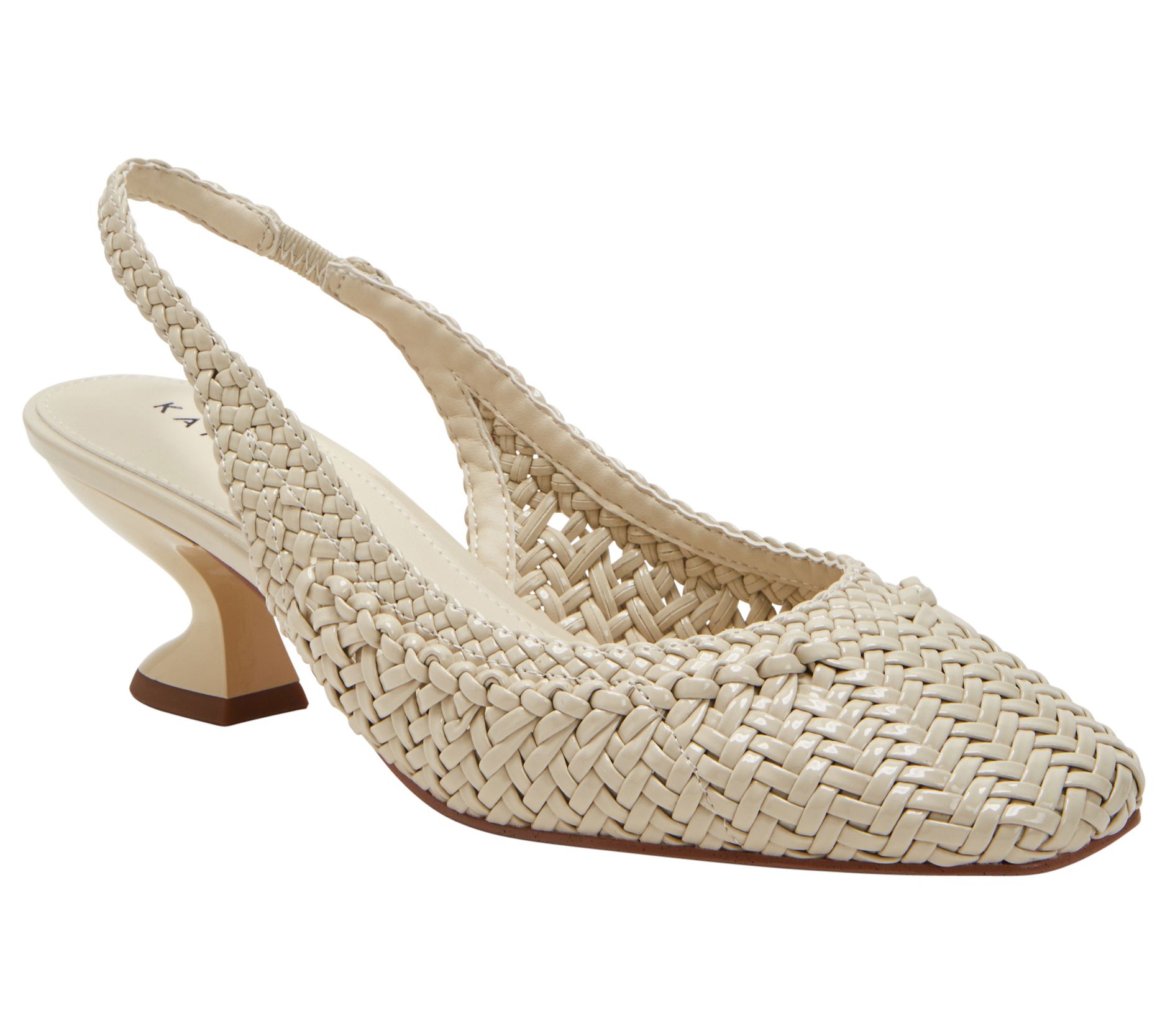 Katy Perry Latter Woven Slingback Kitten Heel