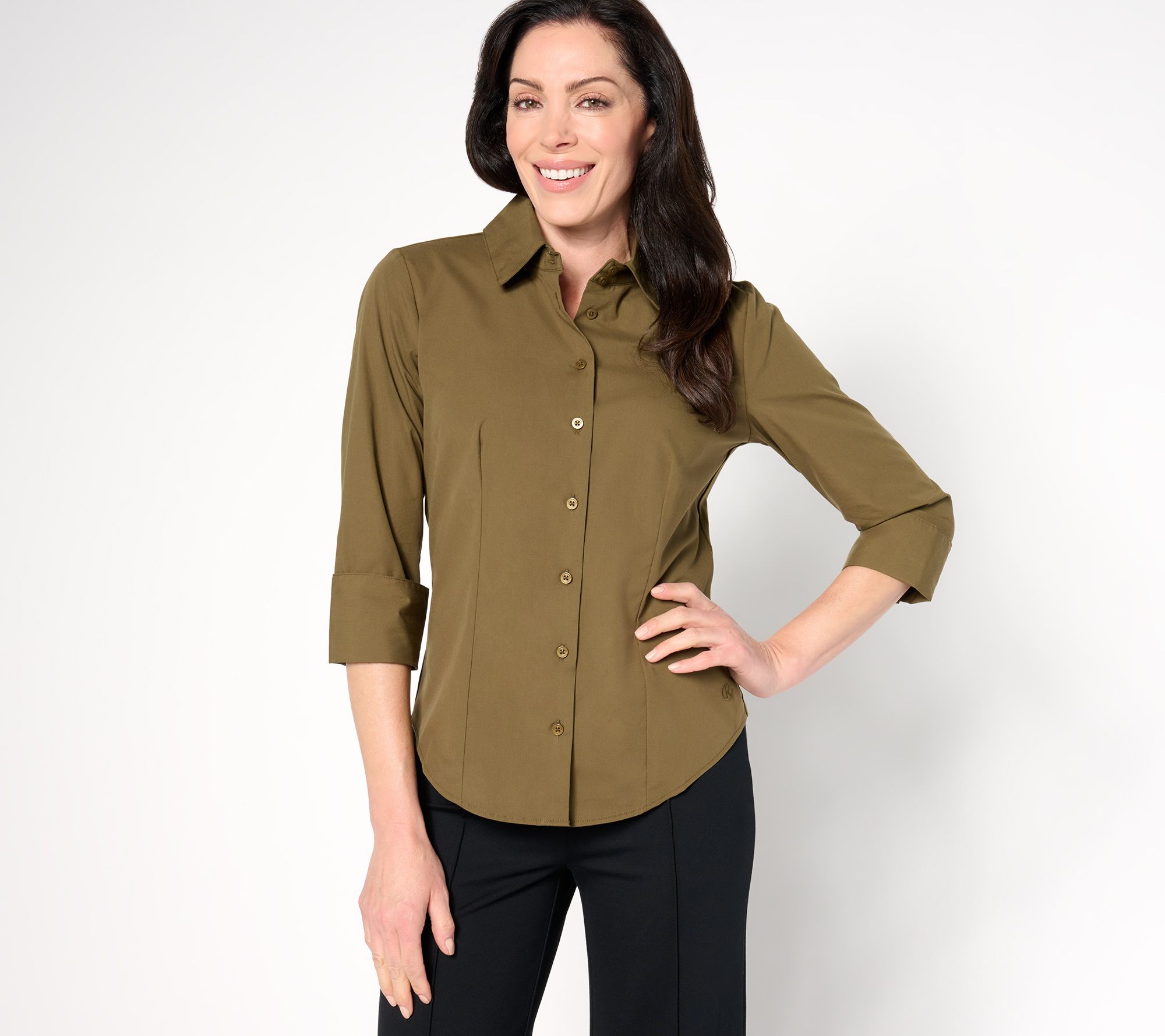 Carla Rockmore Collection The Essential Mixed Media Shirt