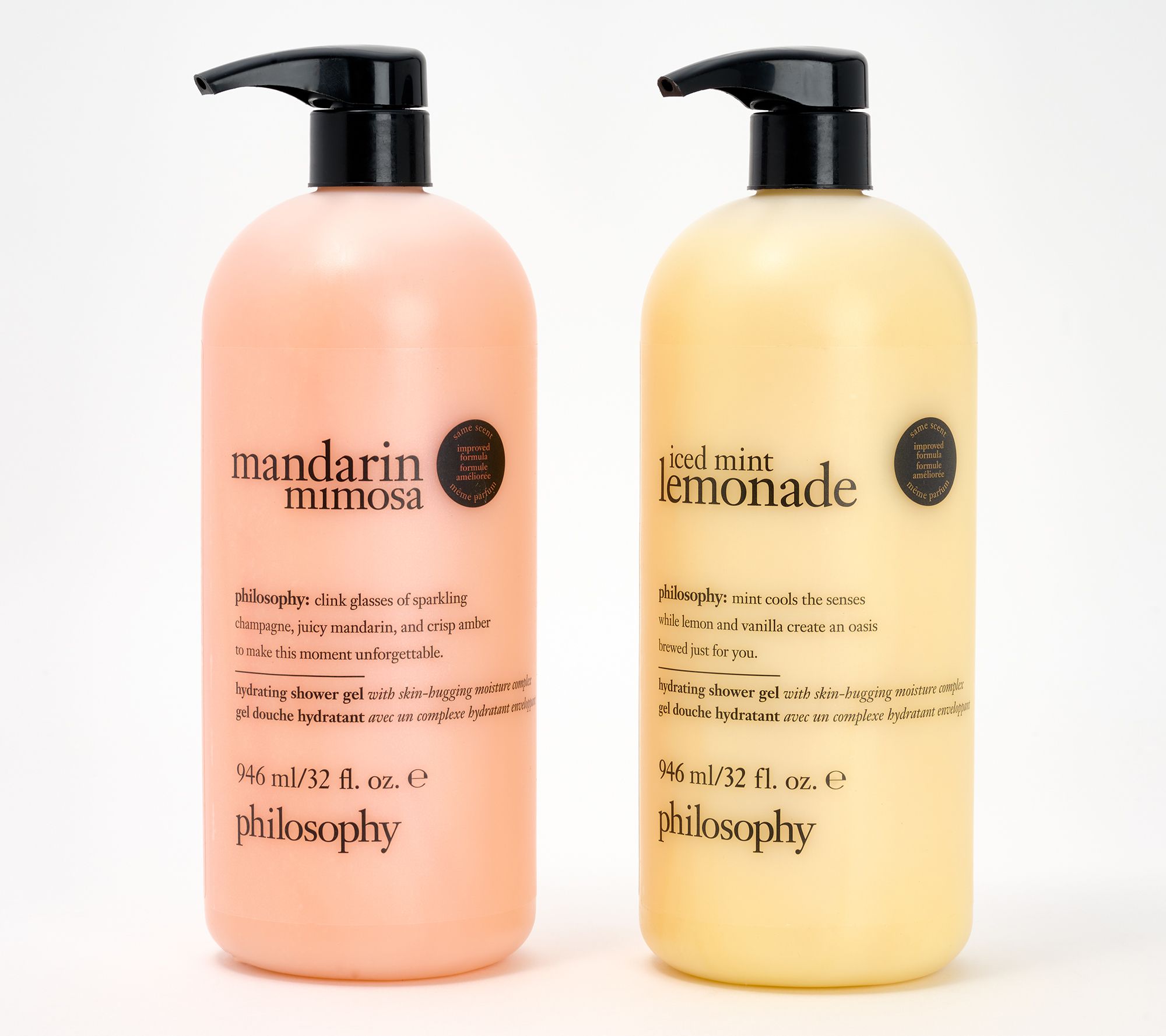 philosophy night of celebration shower gel 32oz duo