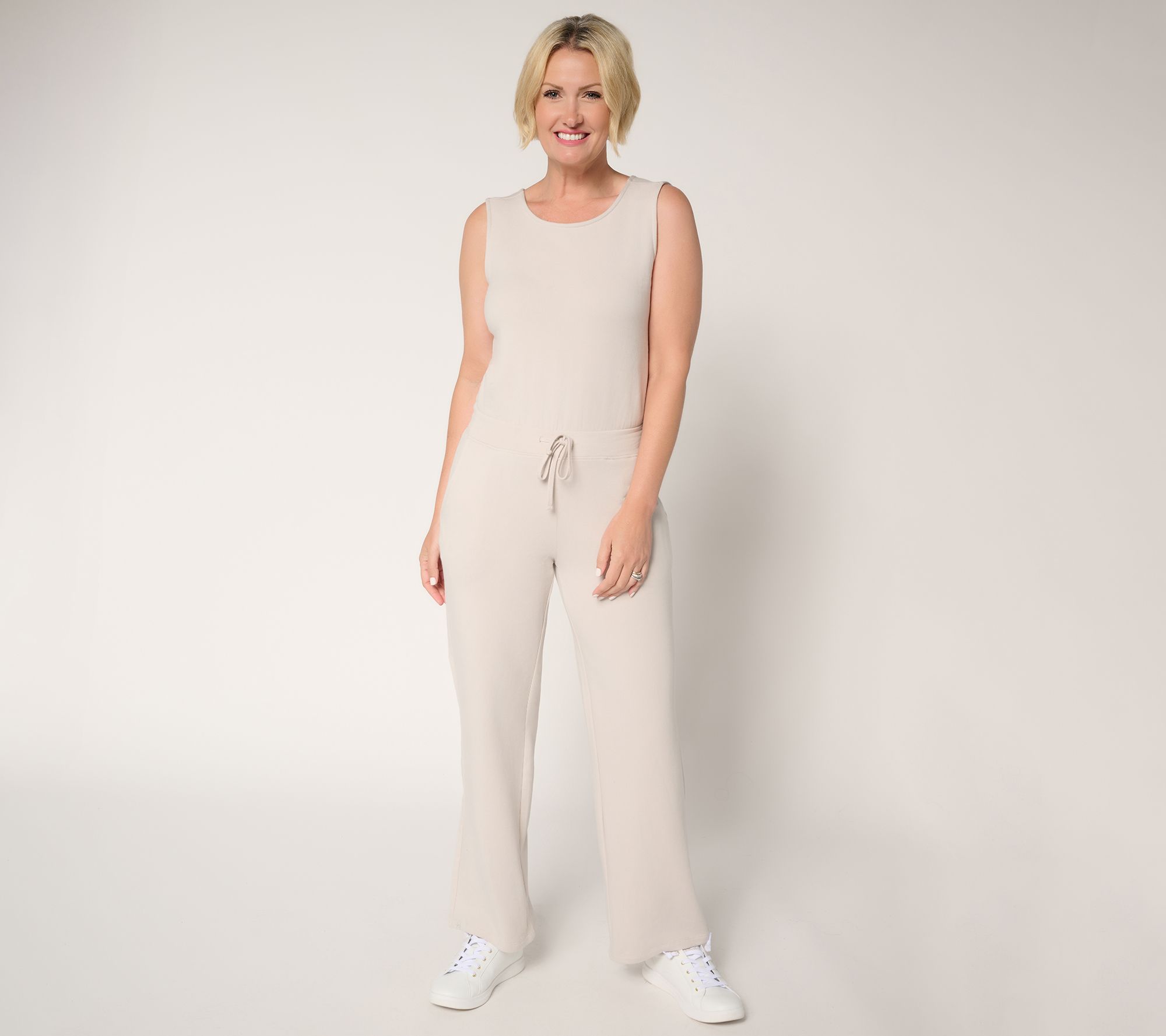 Barefoot Dreams Petite Malibu Collection Brushed Luxe Lounge Jumpsuit