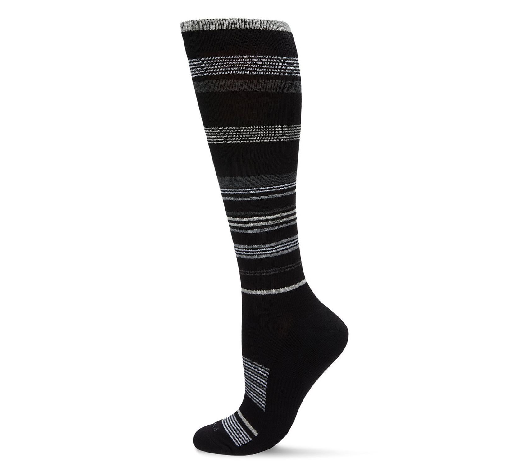 MeMoi Unisex Multi-Stripe Graduated CompressionSocks