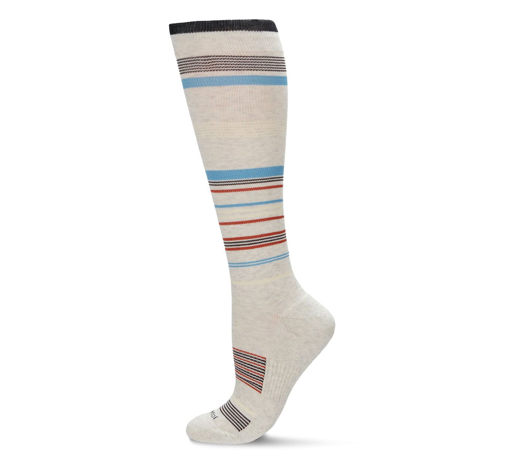 MeMoi Unisex Multi-Stripe Graduated CompressionSocks