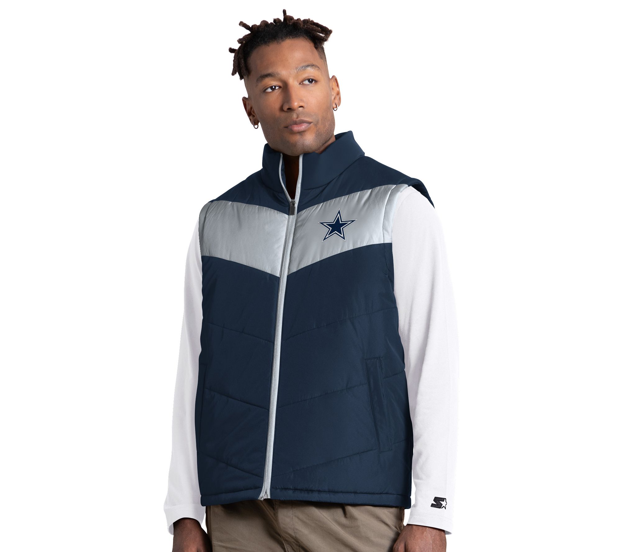 NFL Officially Licensed Dallas Men's Puffer Vest