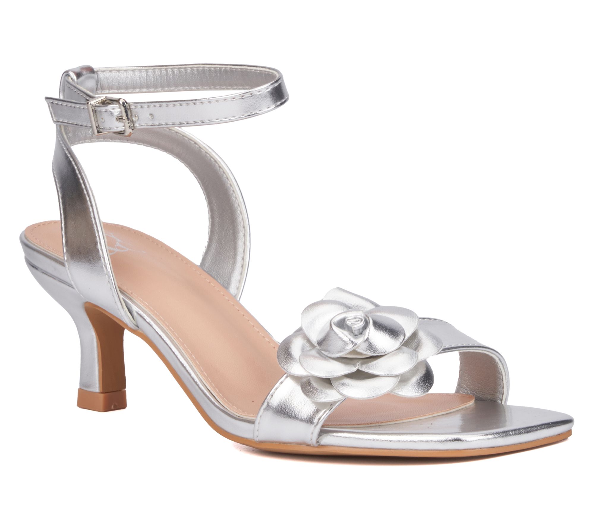 New York & Company Women's Sofia Ankle Strap Sandals