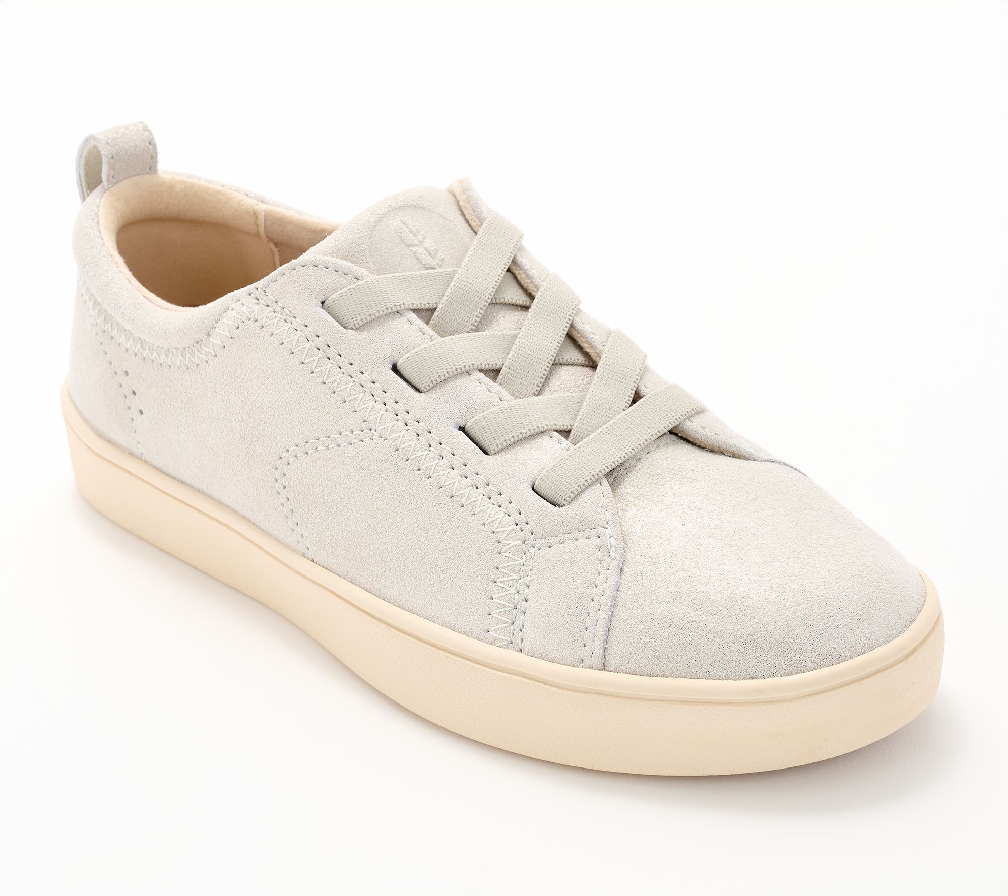 Revitalign Orthotic Water Repellent Suede Sneakers - Misty