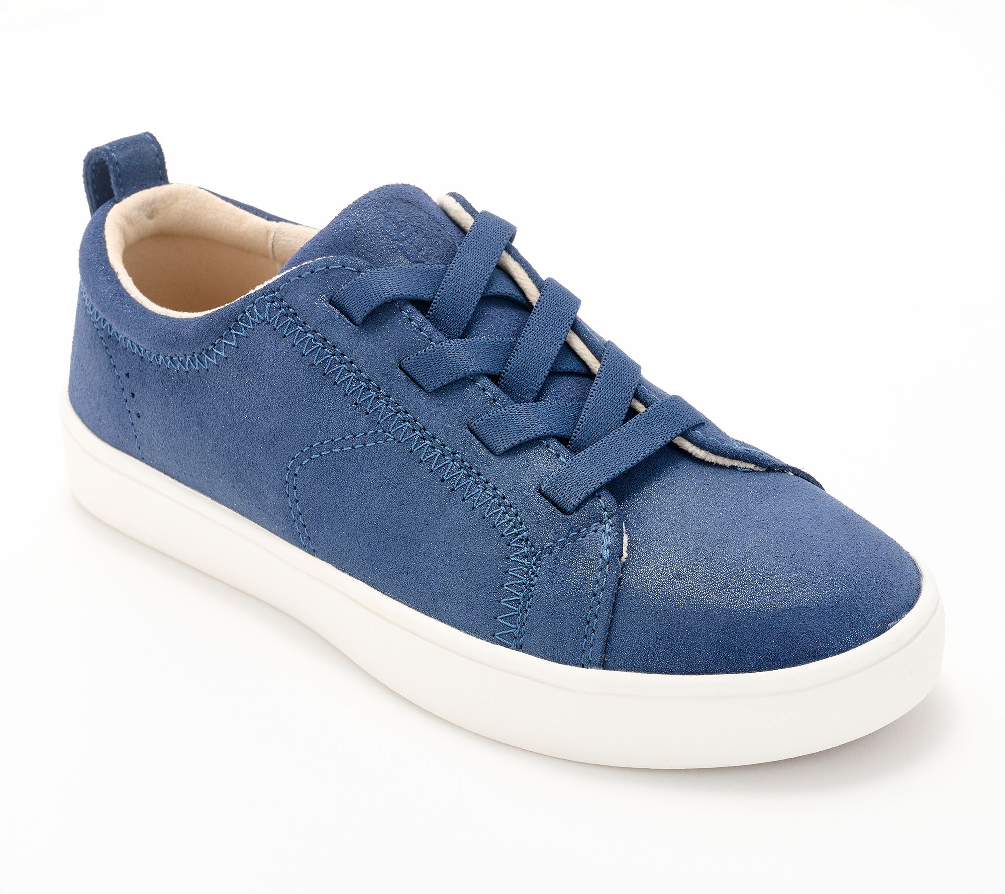Revitalign Orthotic Water Repellent Suede Sneakers - Misty