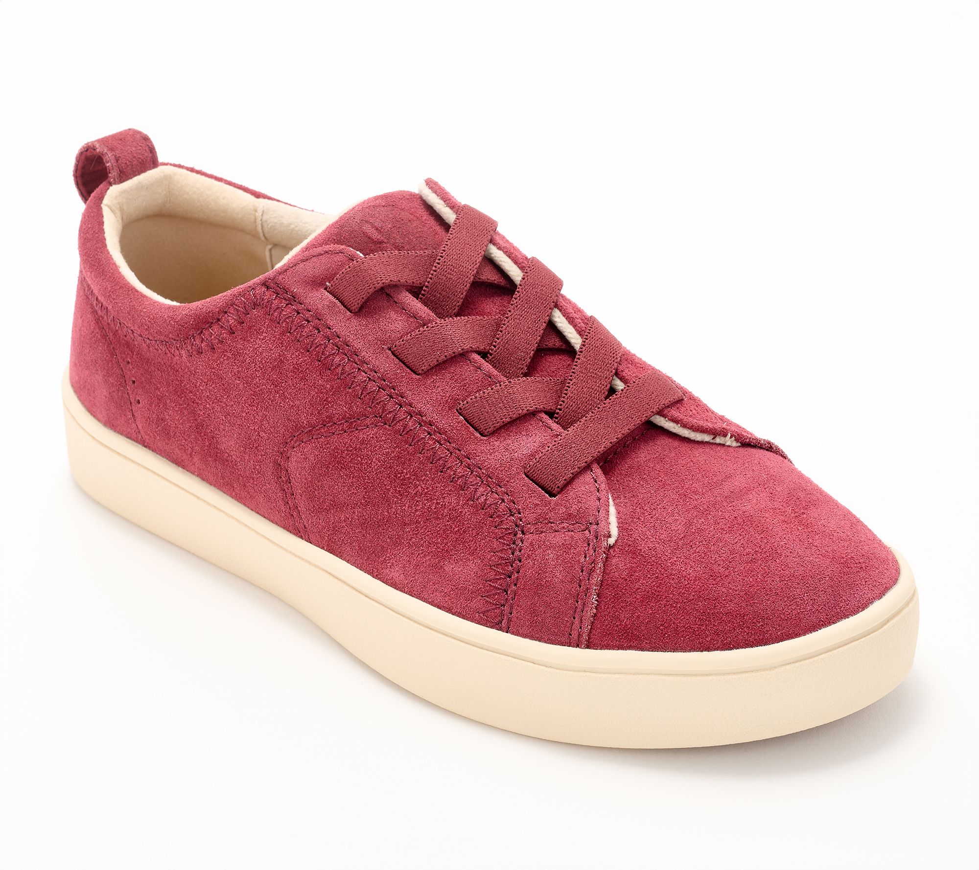 Revitalign Orthotic Water Repellent Suede Sneakers - Misty