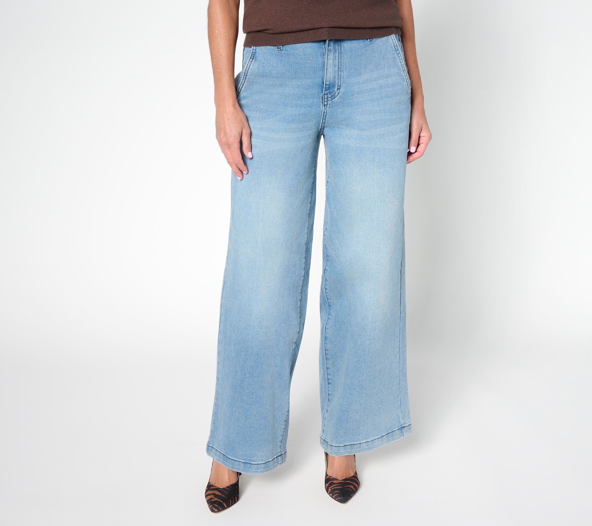 RM Studio x Rebecca Minkoff Petite Luxe Stretch Trouser Jeans