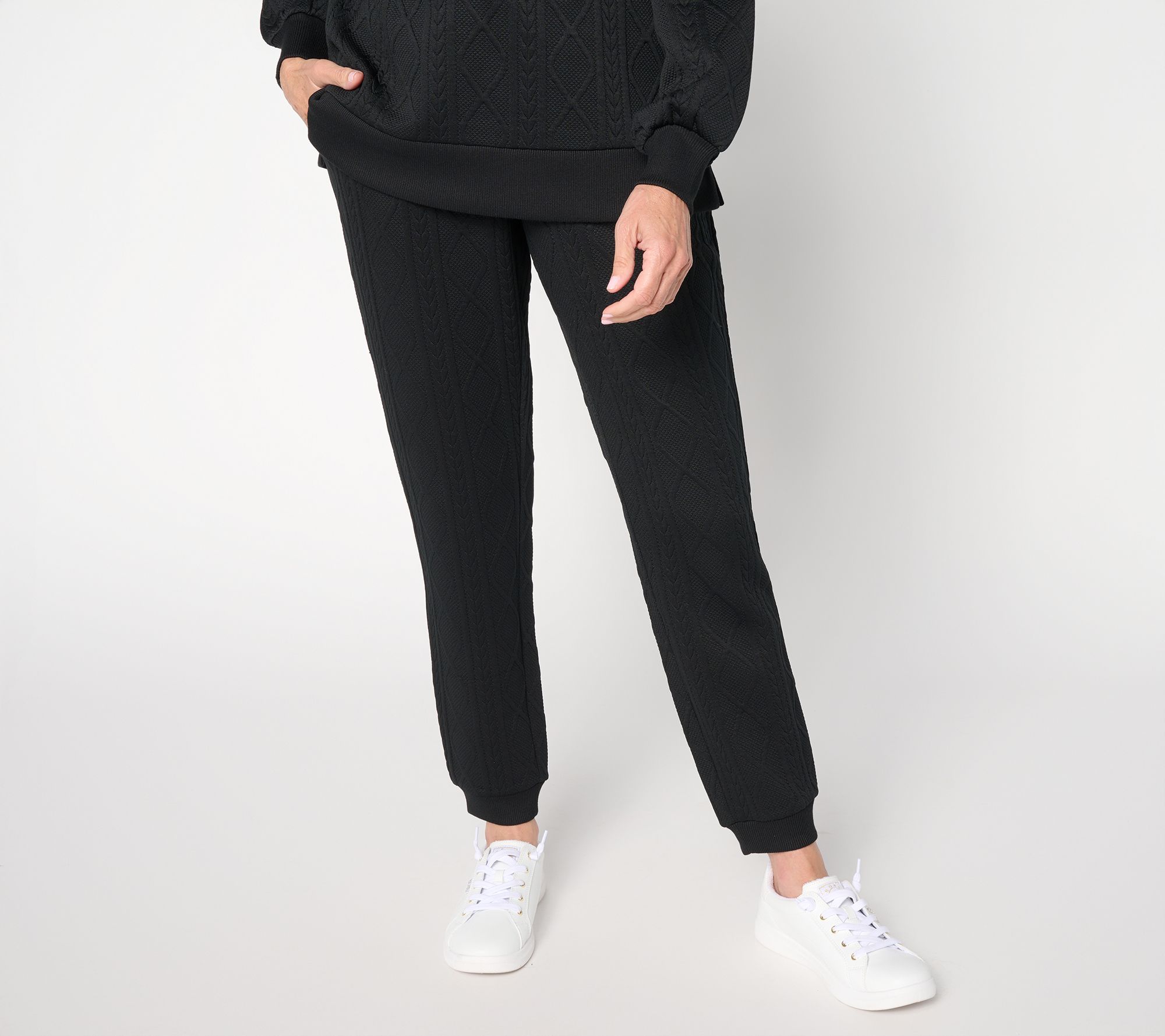 Belle by Kim Gravel Cable Chic Jogger