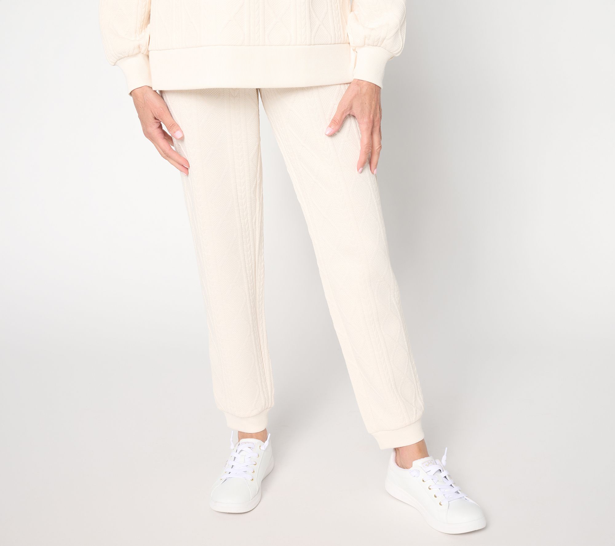 Belle by Kim Gravel Cable Chic Jogger